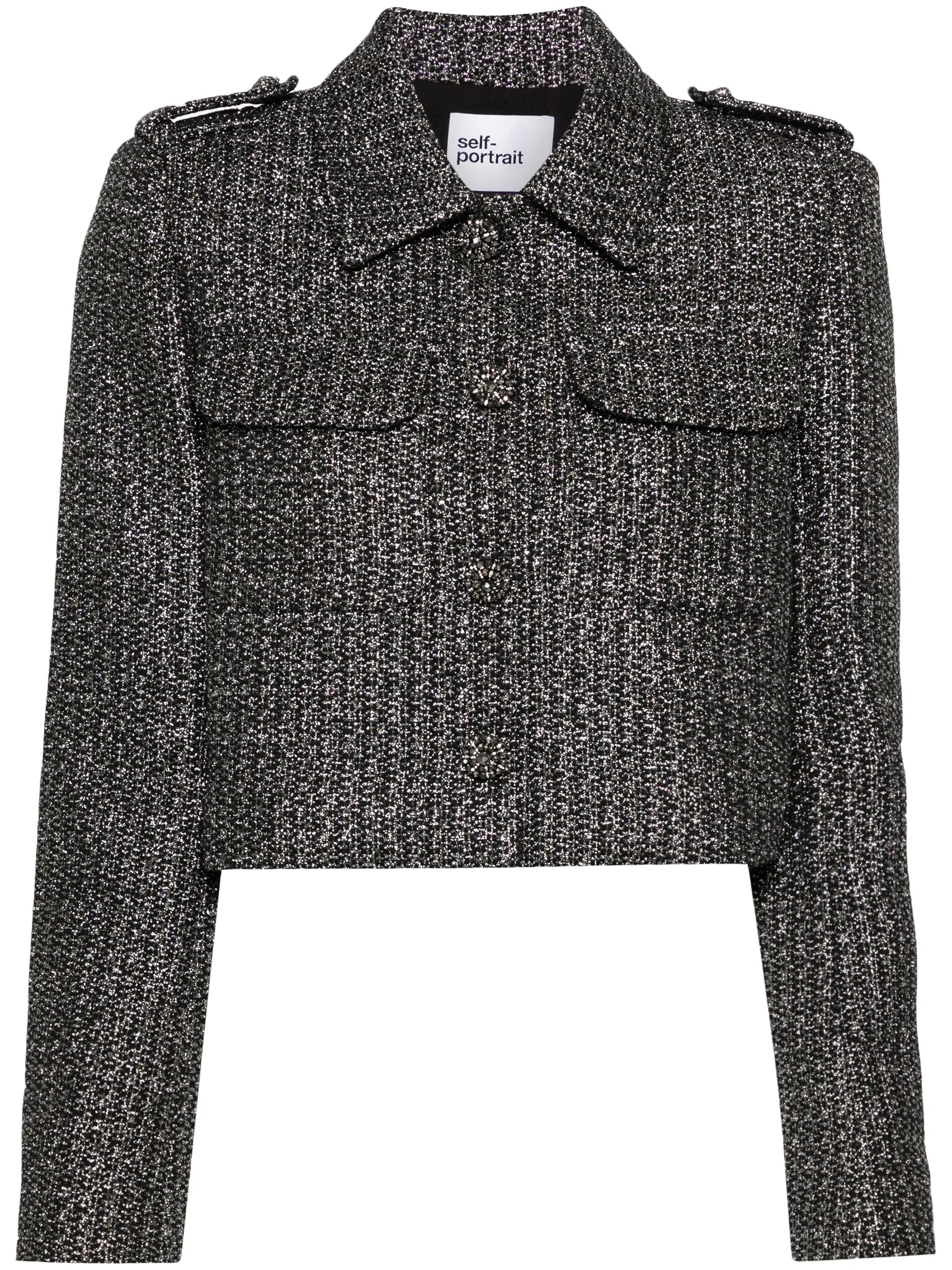 Jacke aus Boucle