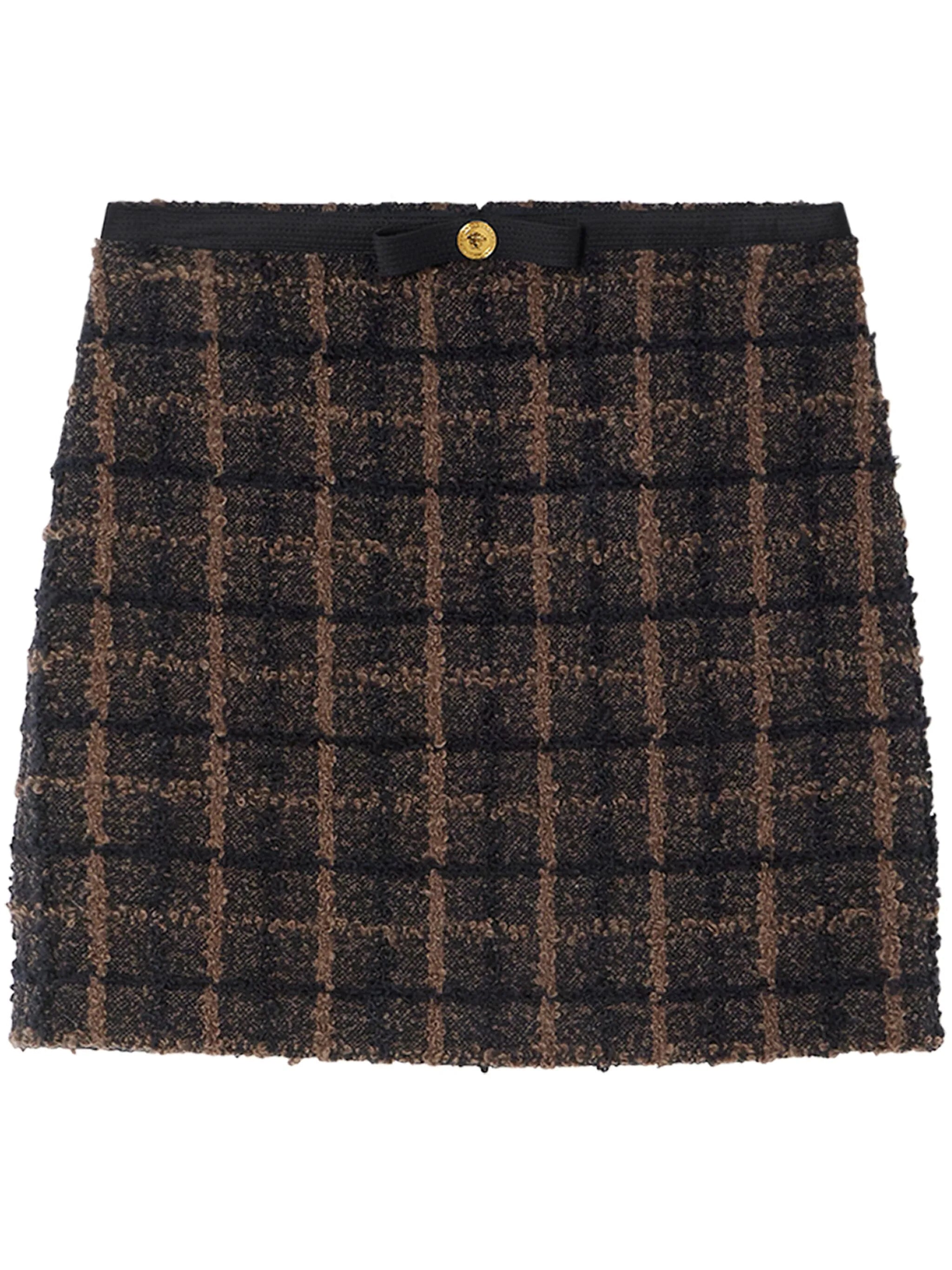 Tweed-Bleistiftrock aus Boucle