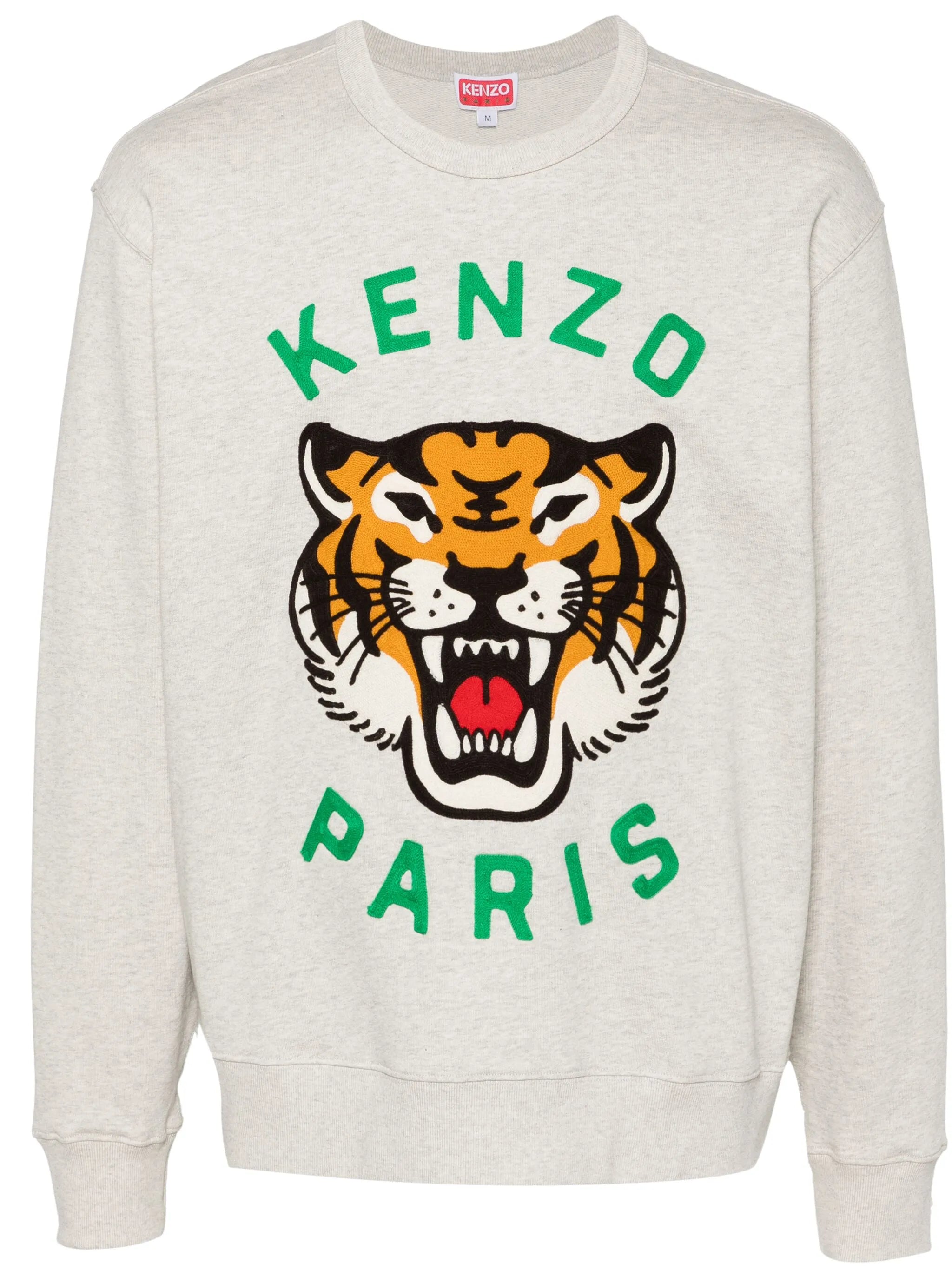 Sweatshirt mit Lucky Tiger-Stickerei