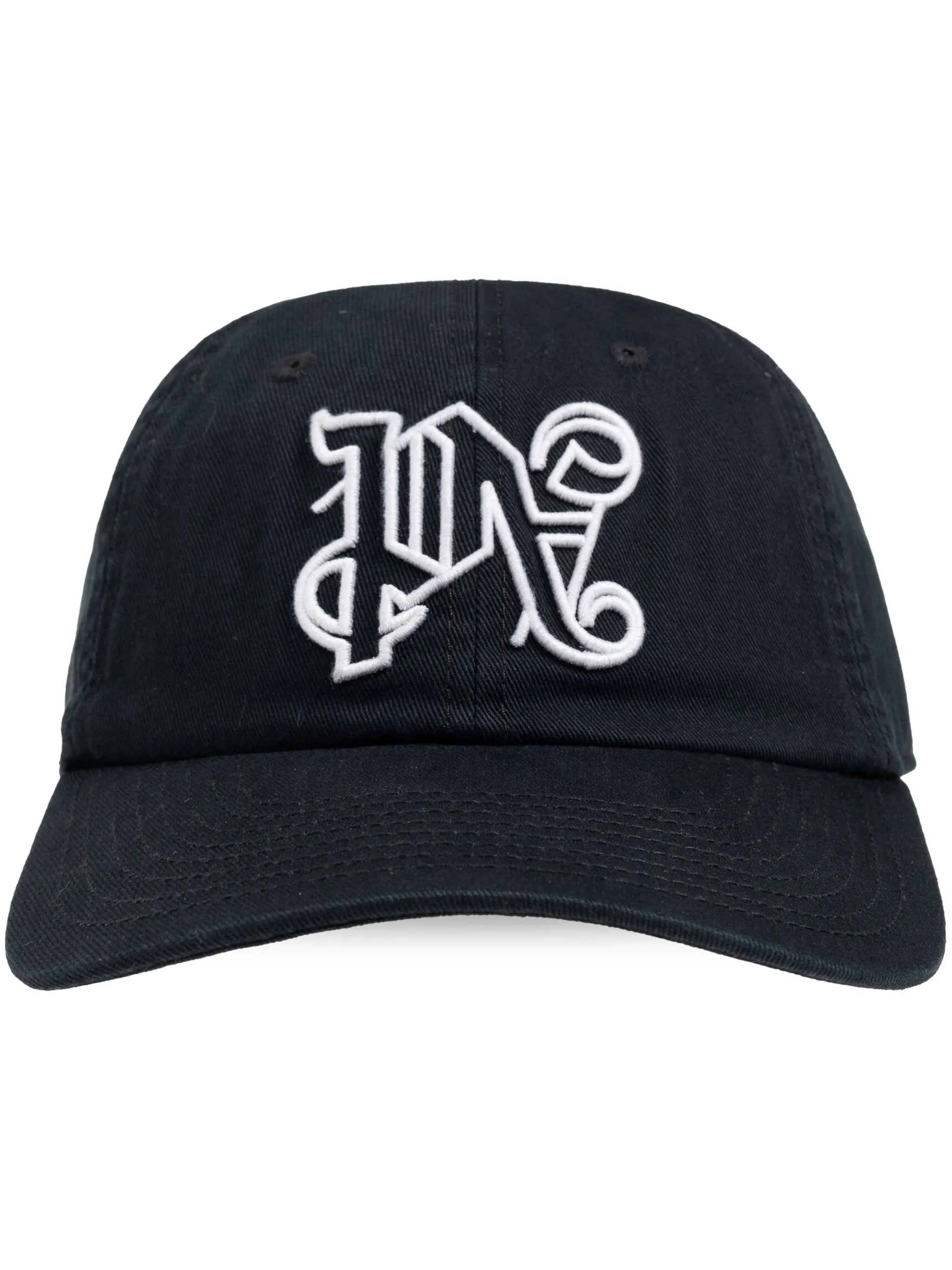 Baseball cap with monogram