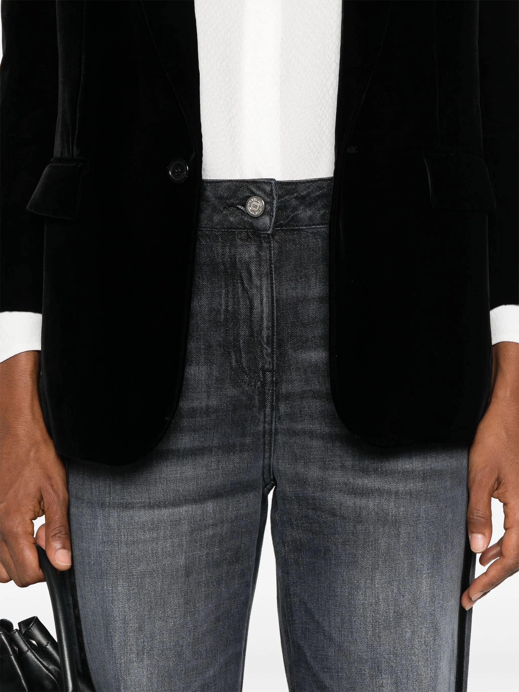 Jeans mit weitem Bein
