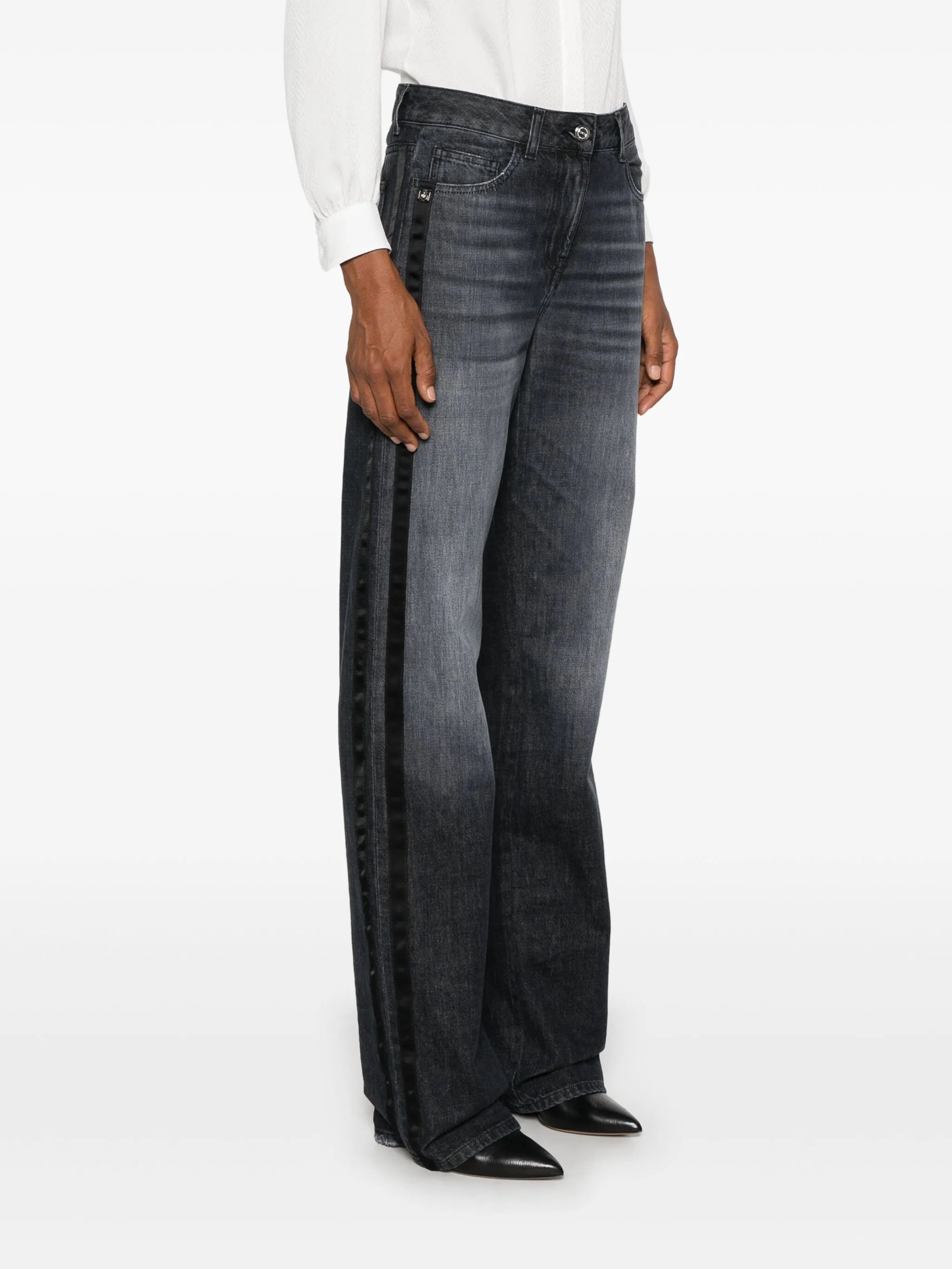 Jeans mit weitem Bein