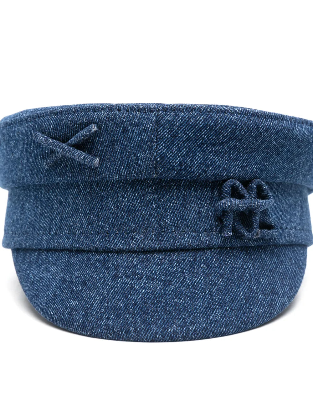 Balloon cap in denim look