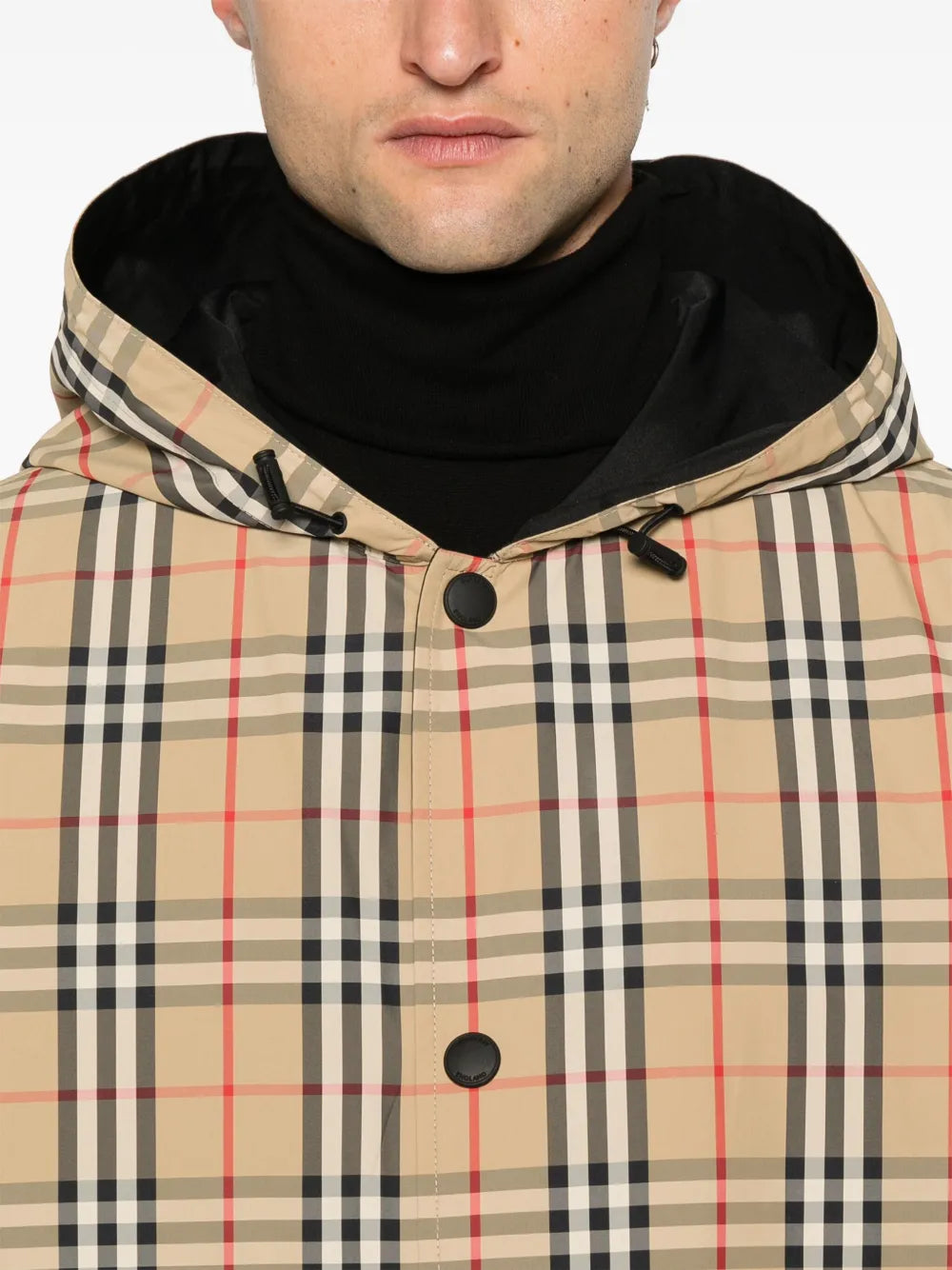 Wendbare Jacke mit Vintage-Check