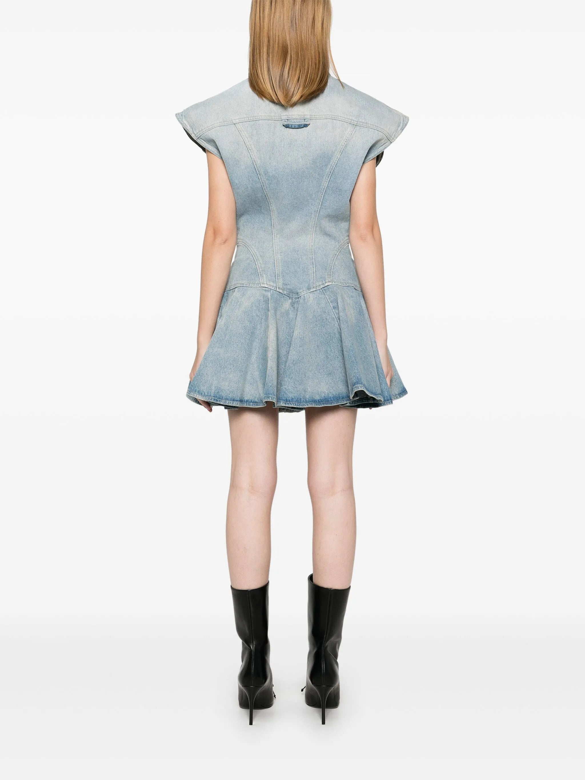 Klassisches Jeans-Minikleid