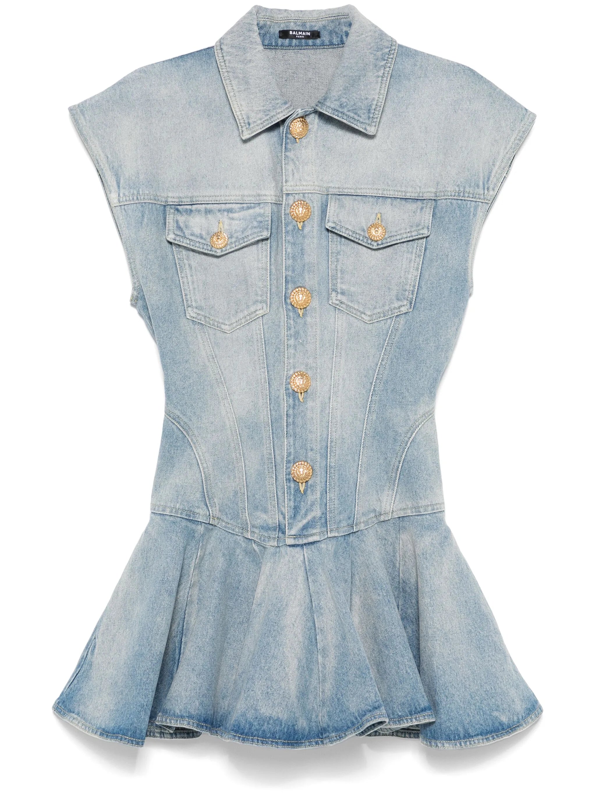 Klassisches Jeans-Minikleid