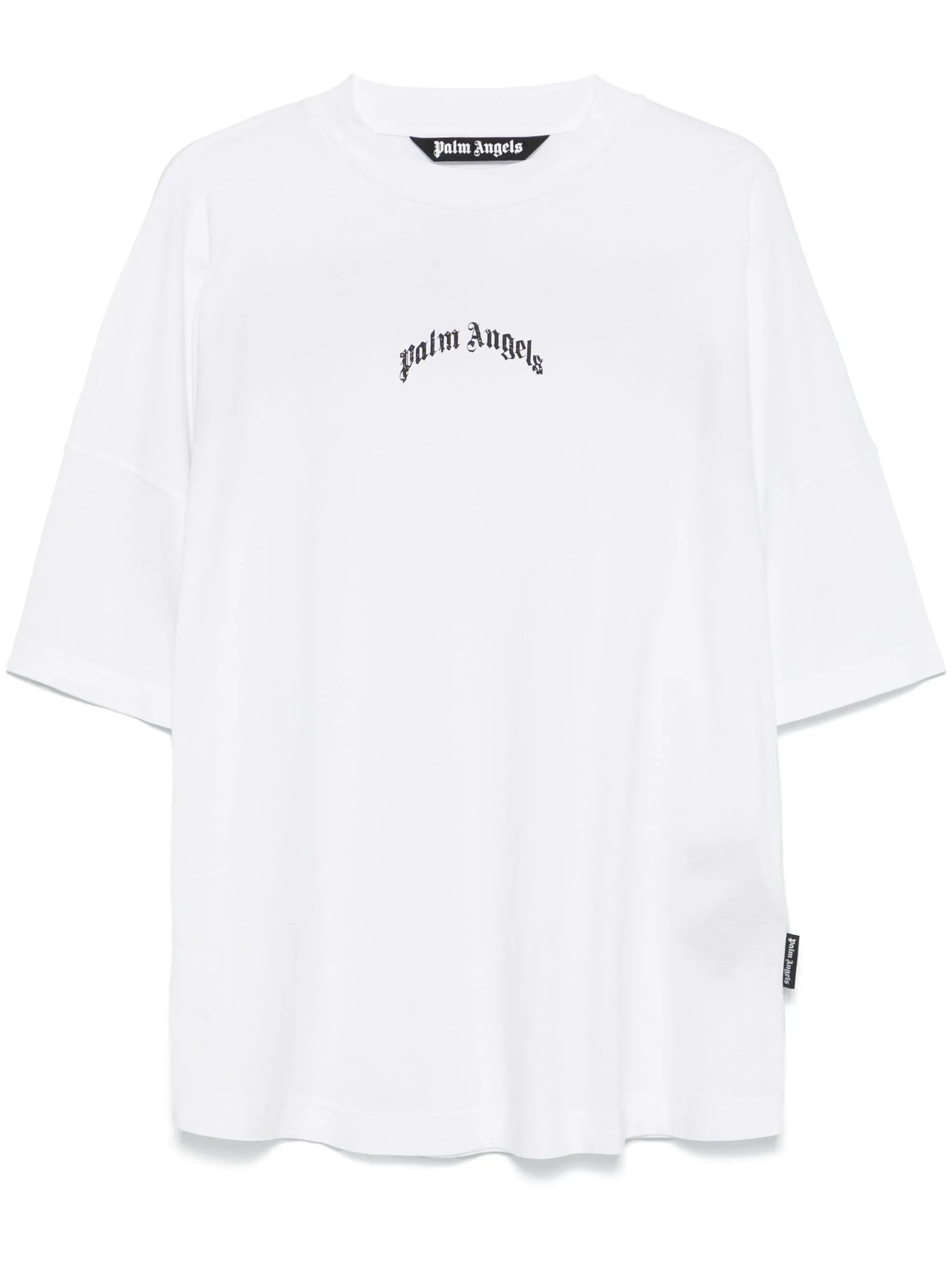 T-Shirt mit gebogenem Logo