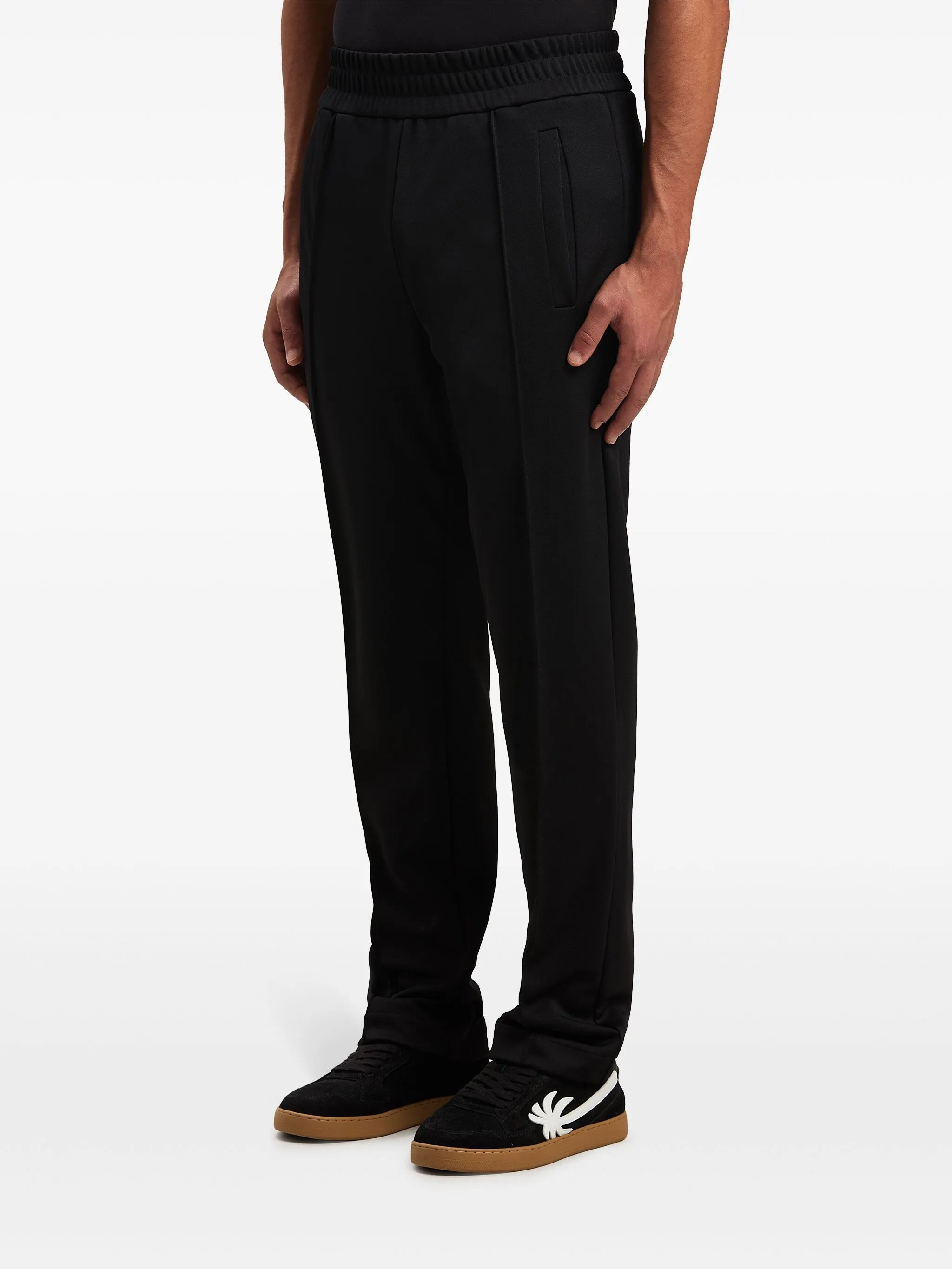 Back curved logo jogging pants