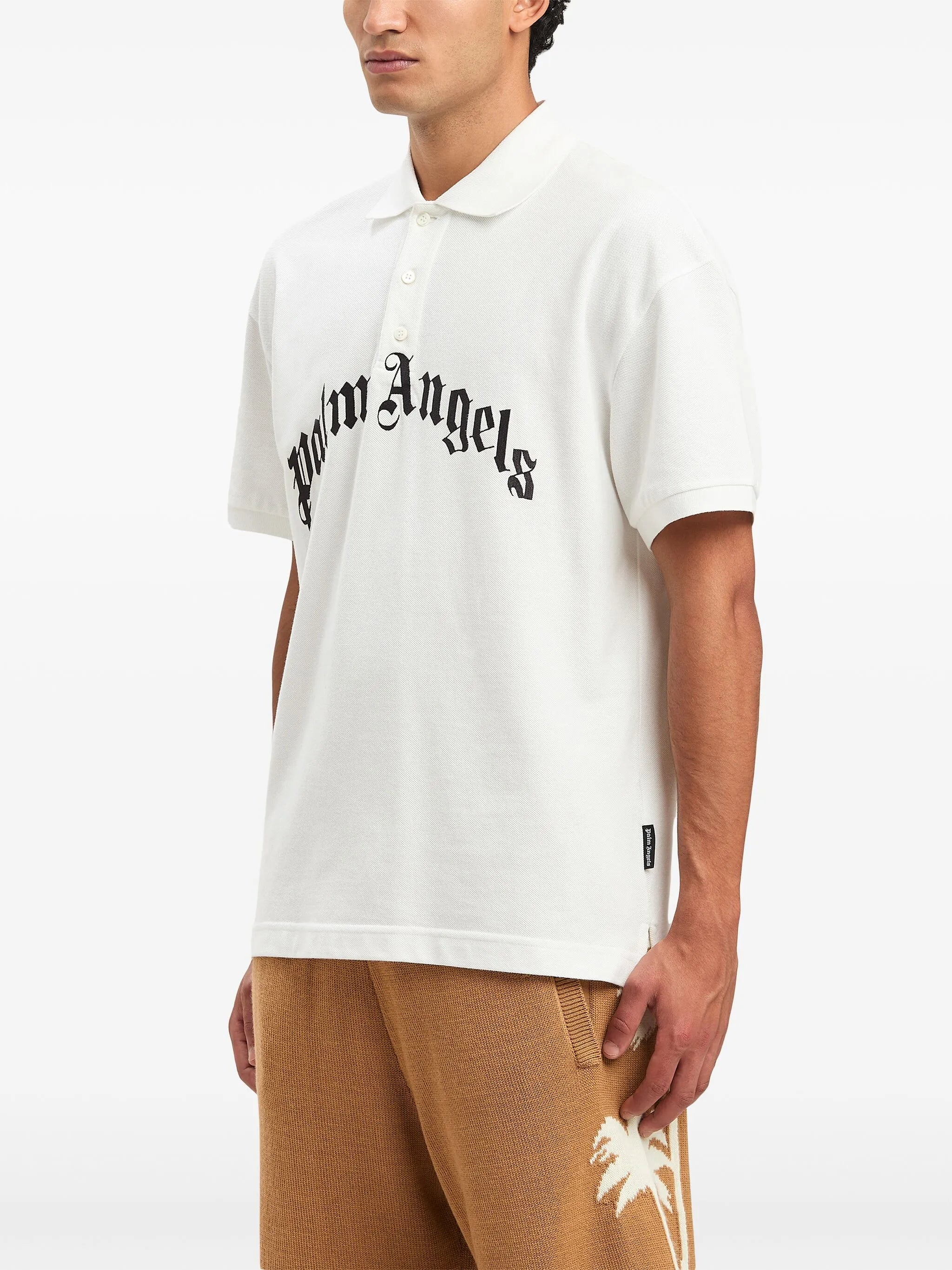 Curved logo Poloshirt