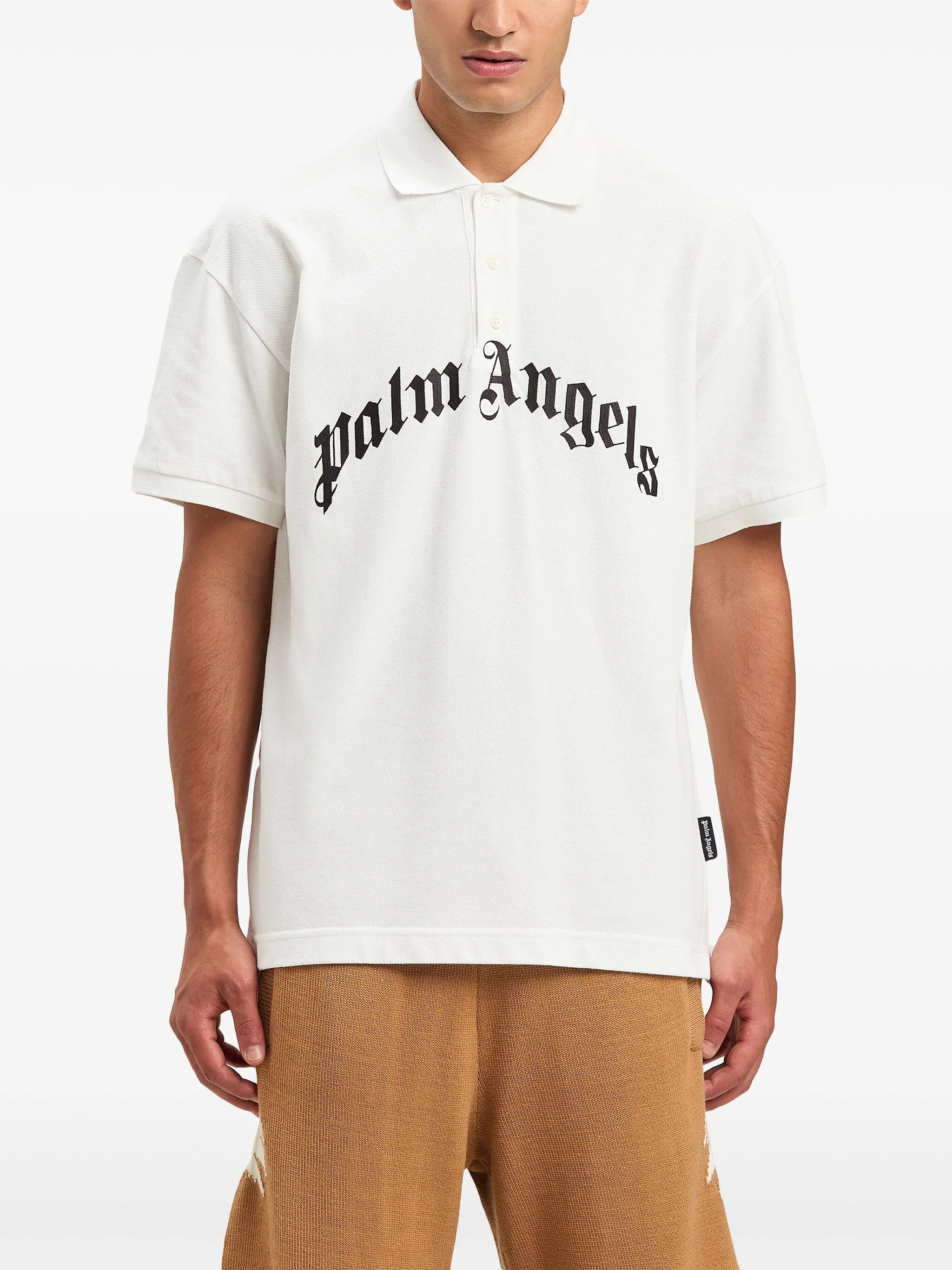 Curved logo Poloshirt