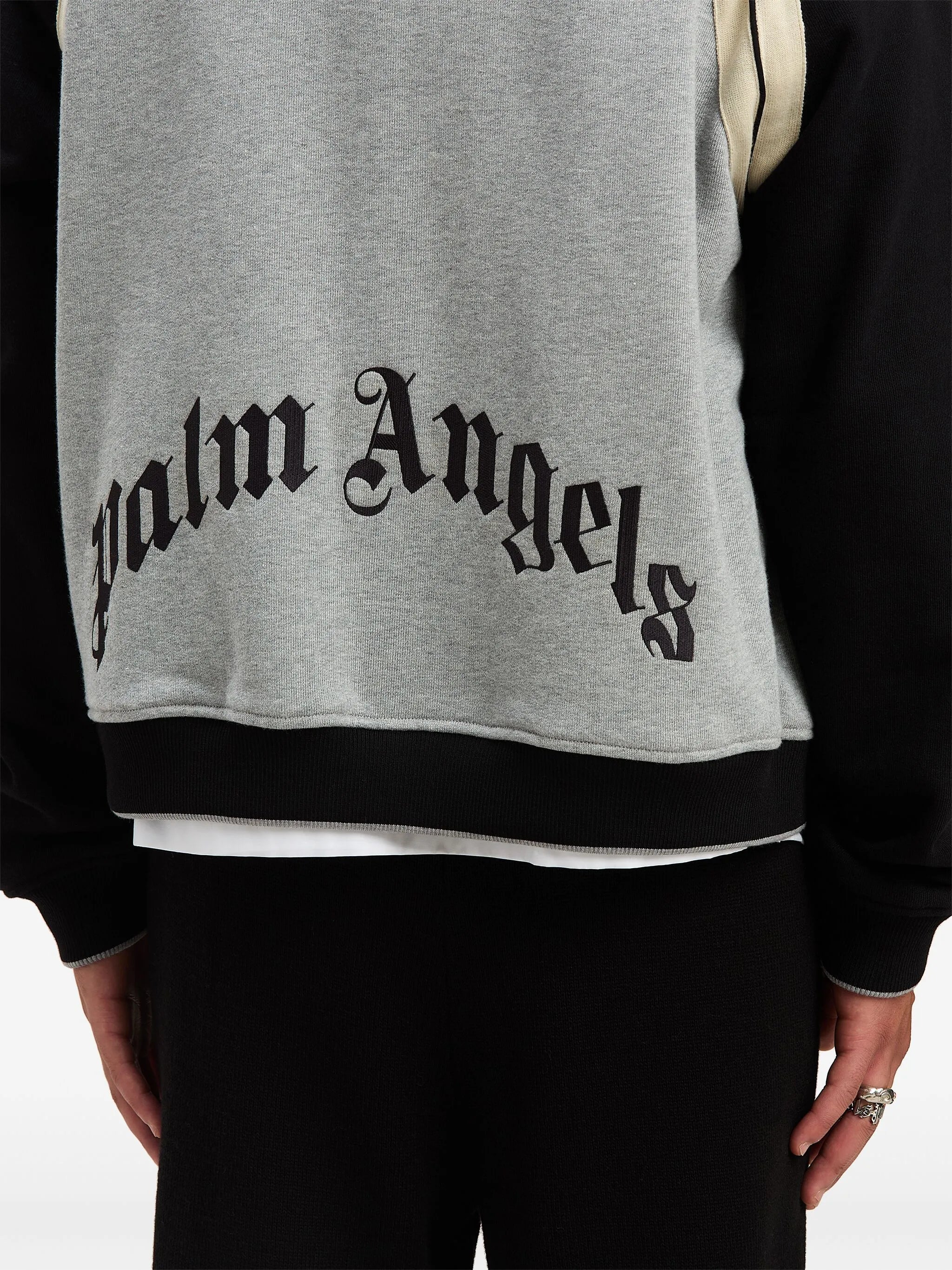 Collegejacke mit Logo-Print