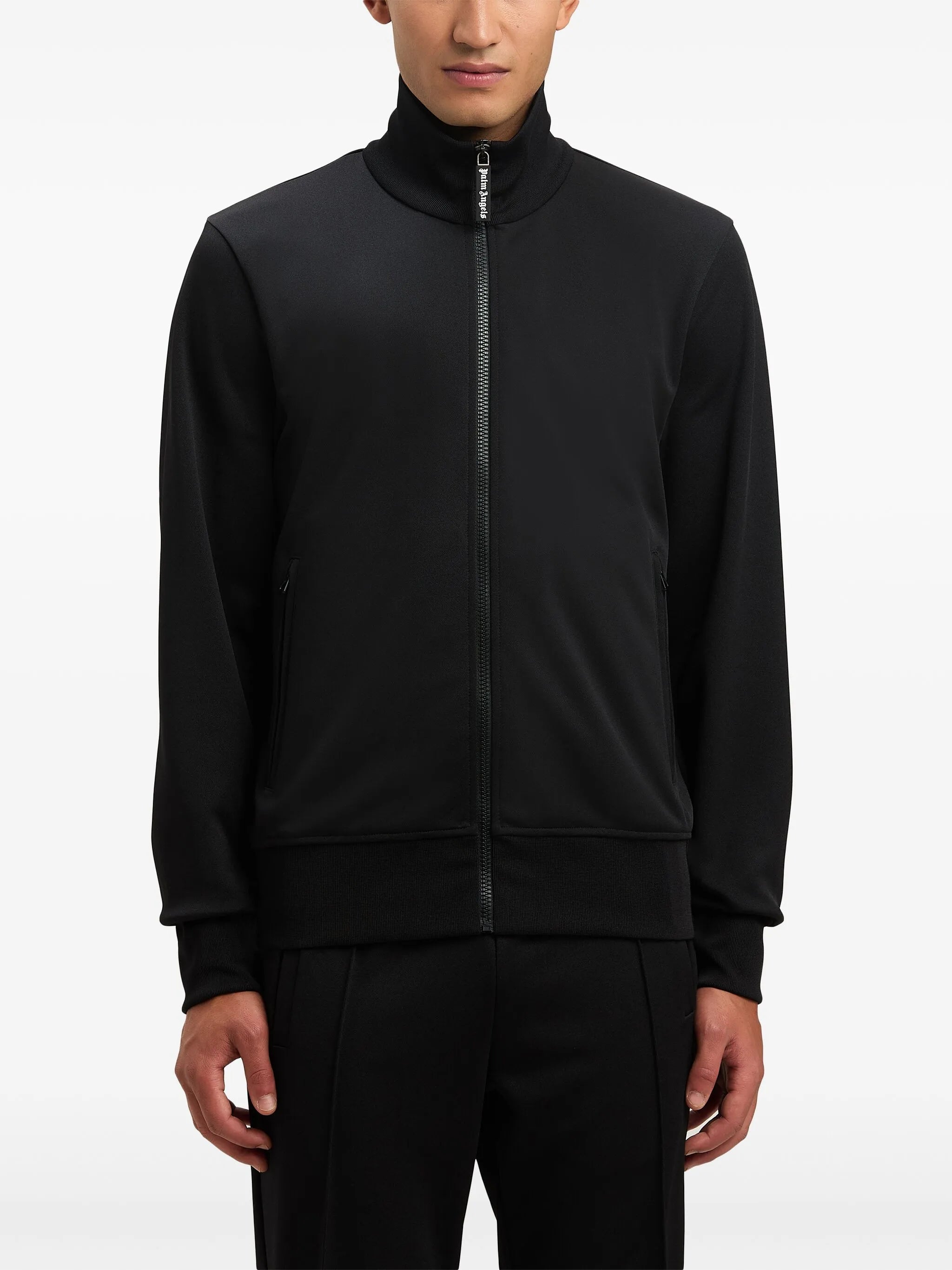 Jacket with logo print