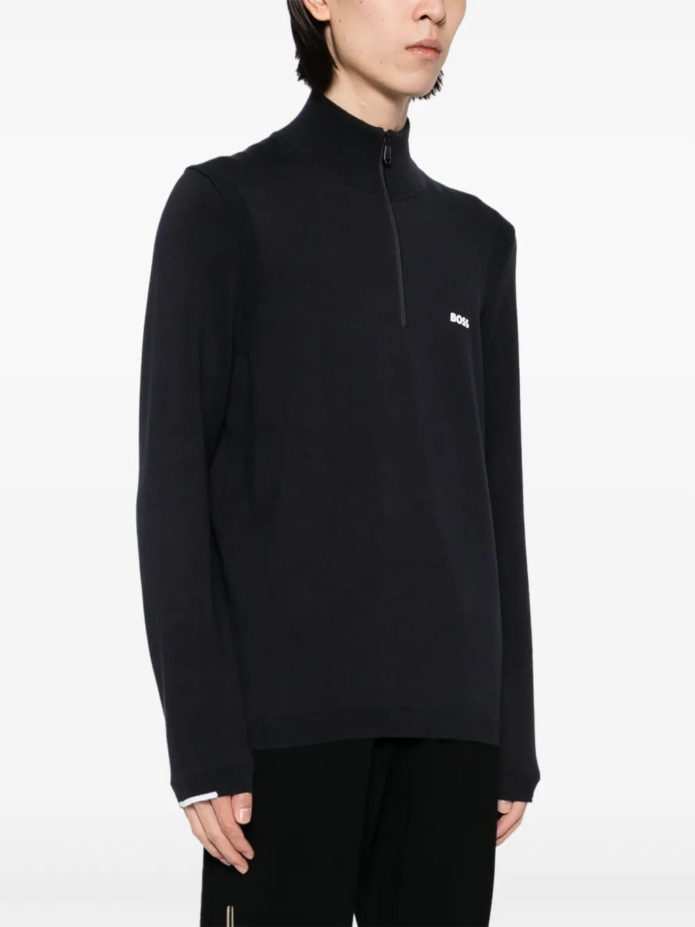 Pullover mit Stehkragen
