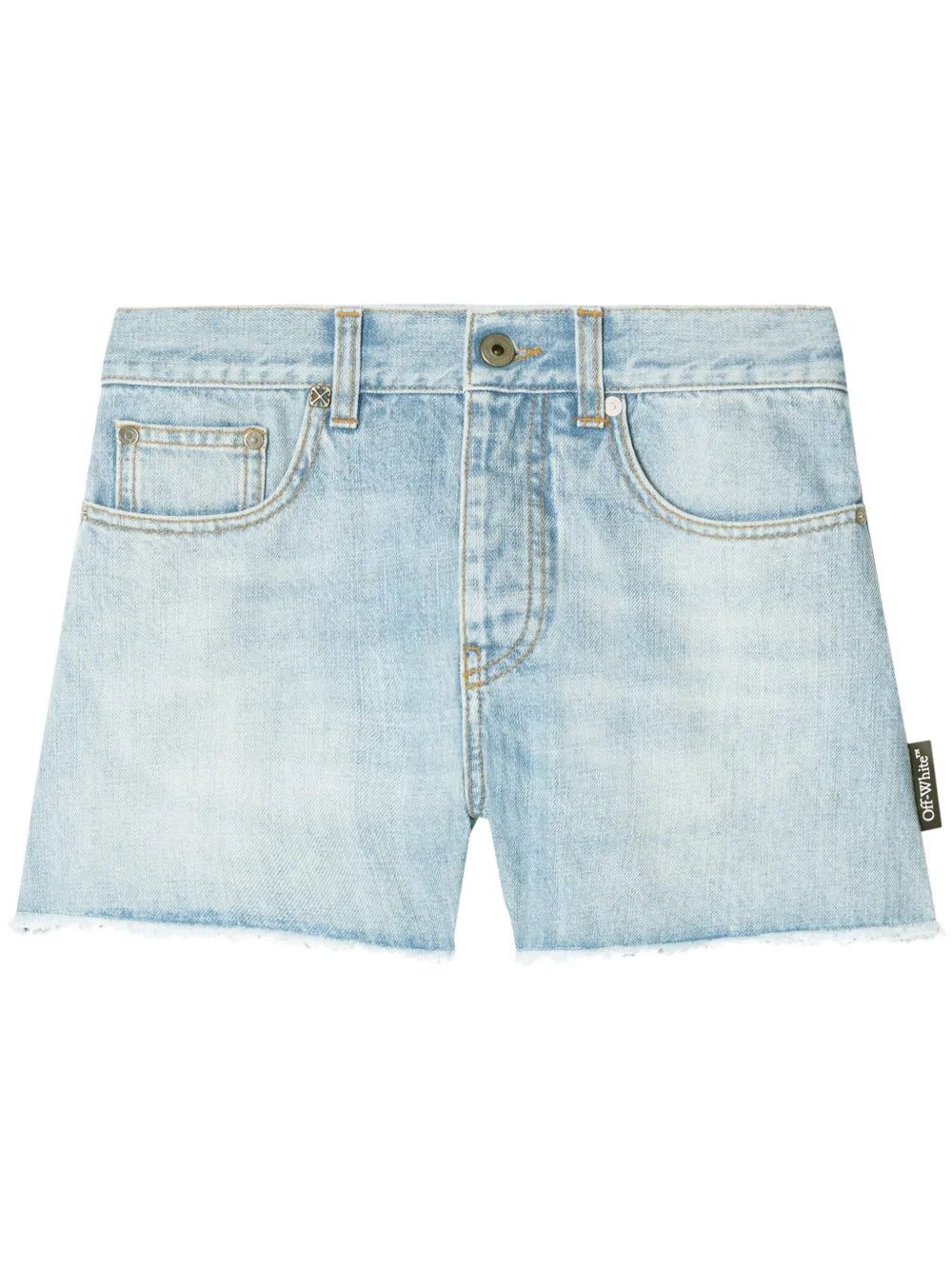 Ausgefranste Jeans-Shorts