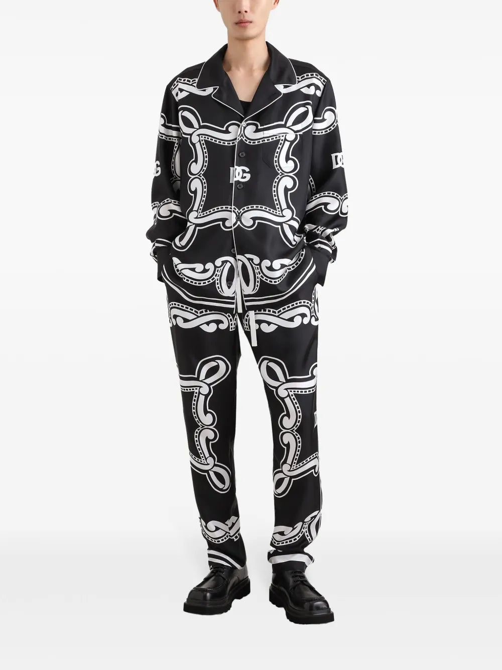 Shirt with bandana print