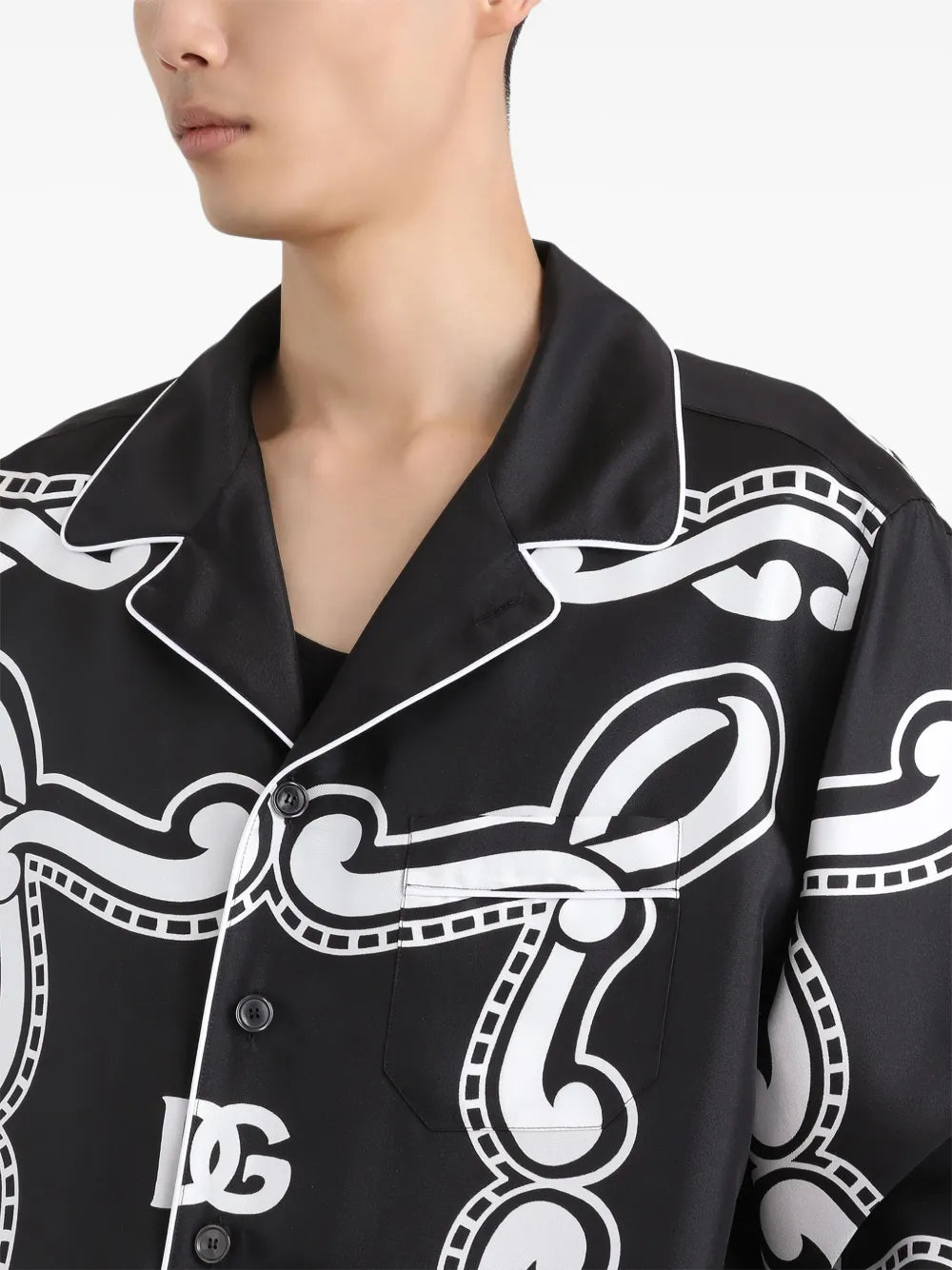 Shirt with bandana print