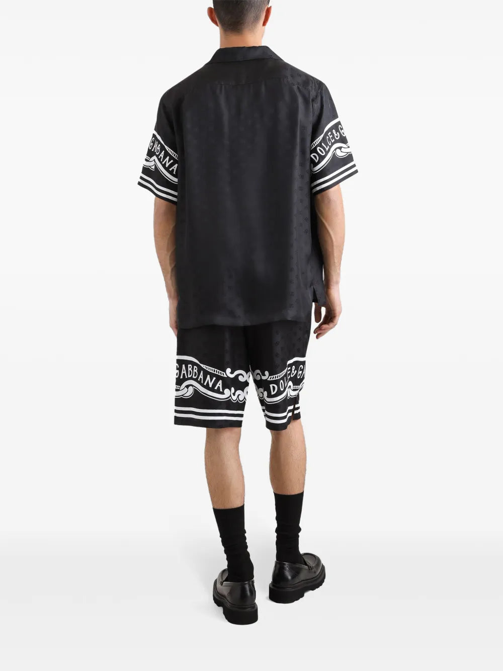 Silk shirt with print