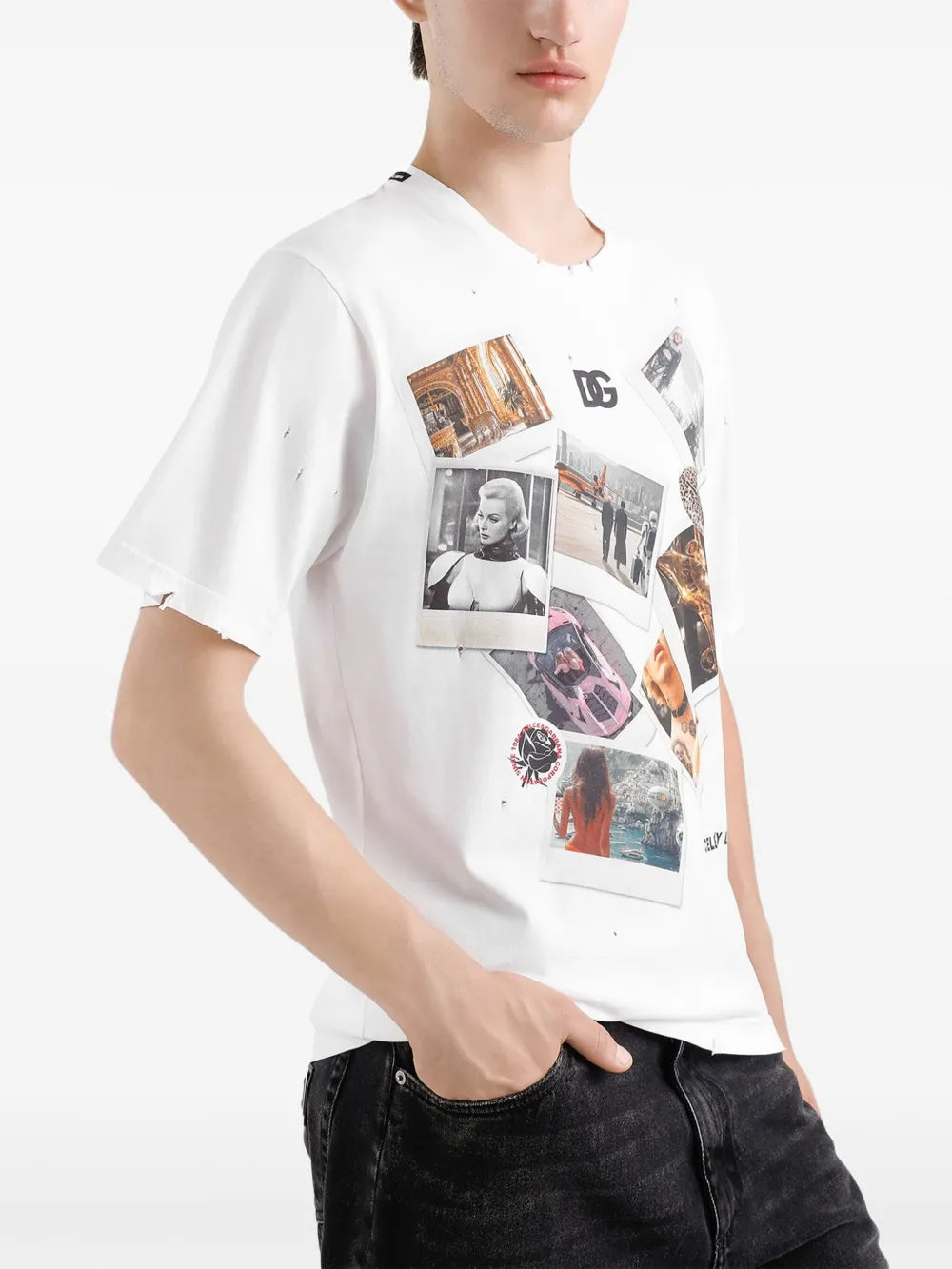 T-Shirt mit Foto-Print