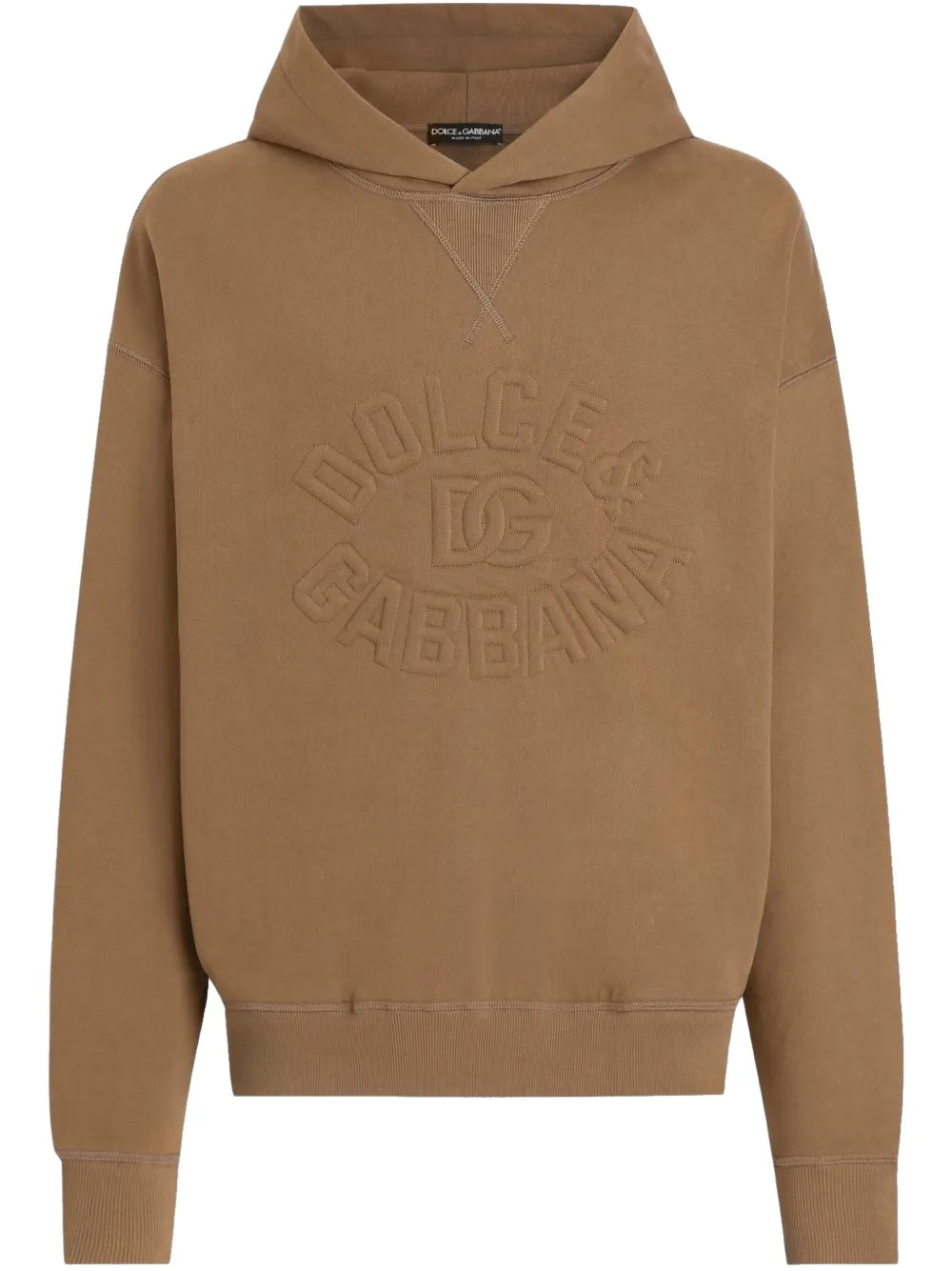 Hoodie with embossing