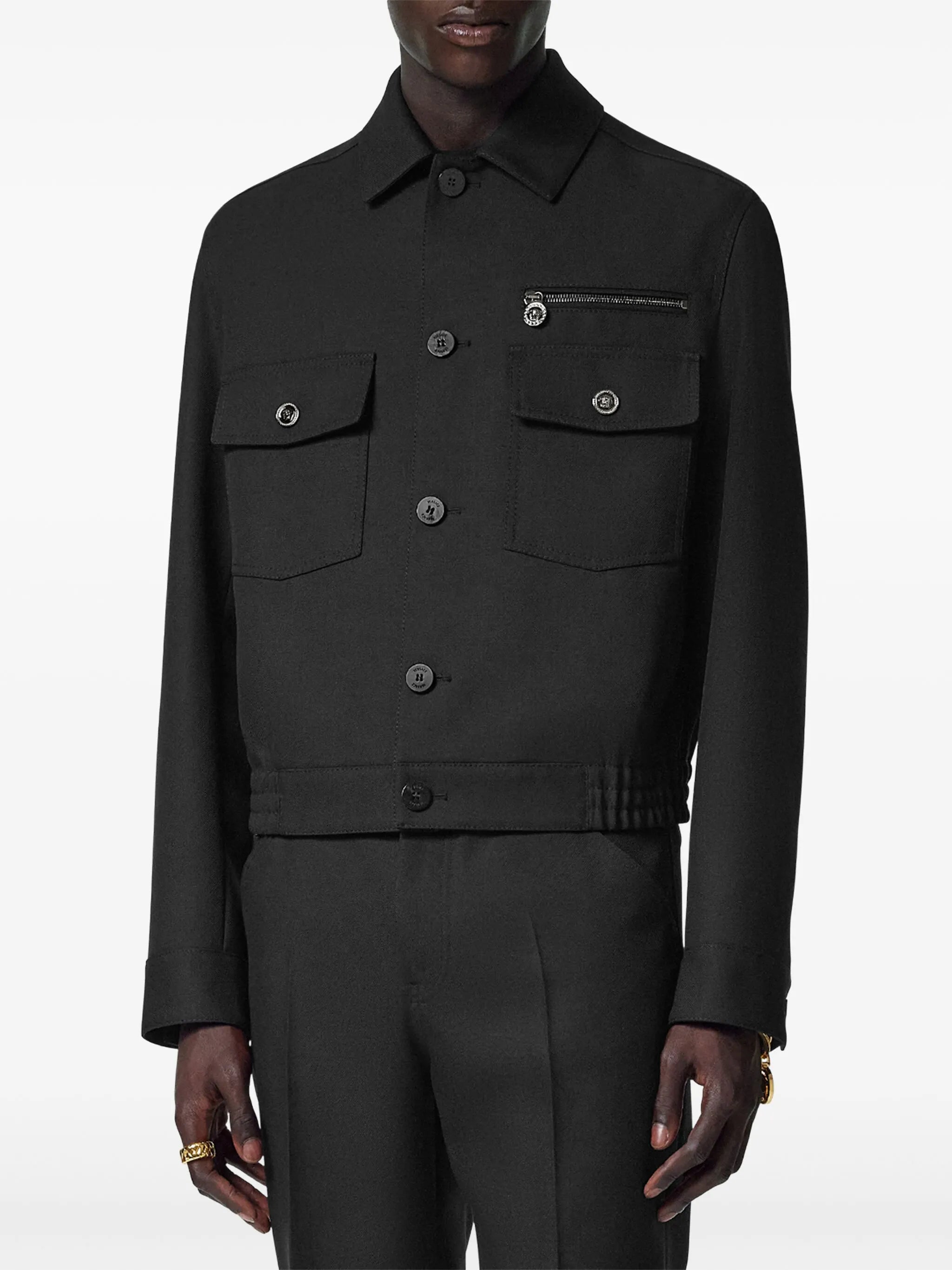 Jacke mit Klappentasche