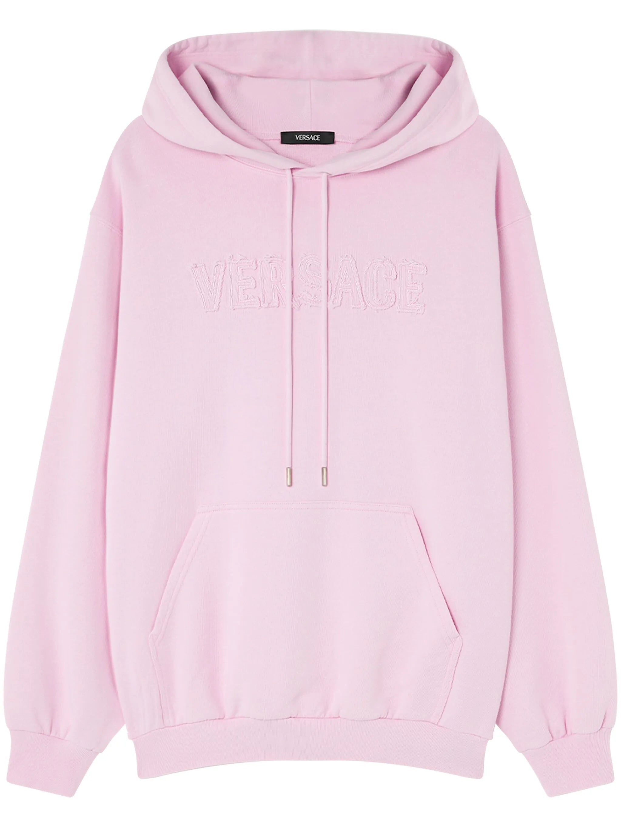 Hoodie with logo patch