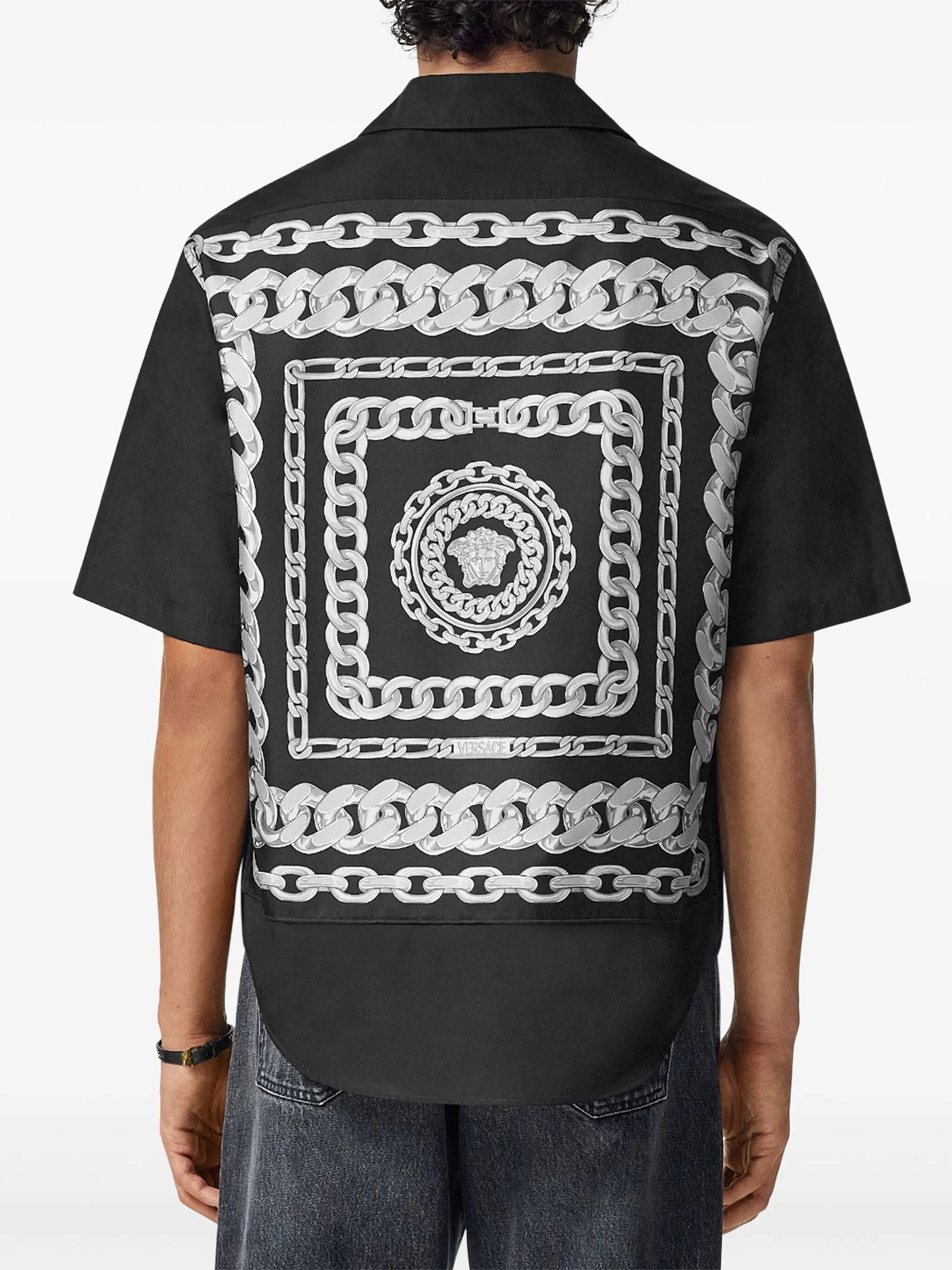 Medusa Chains Shirt with Embroidery