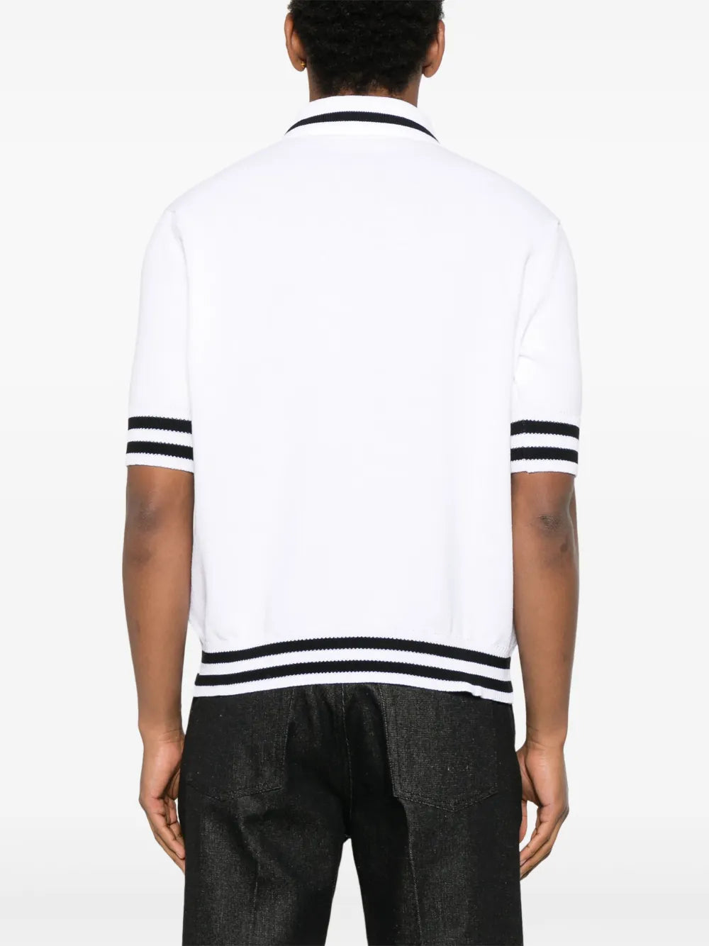 Polo shirt with iconic logo embroidery