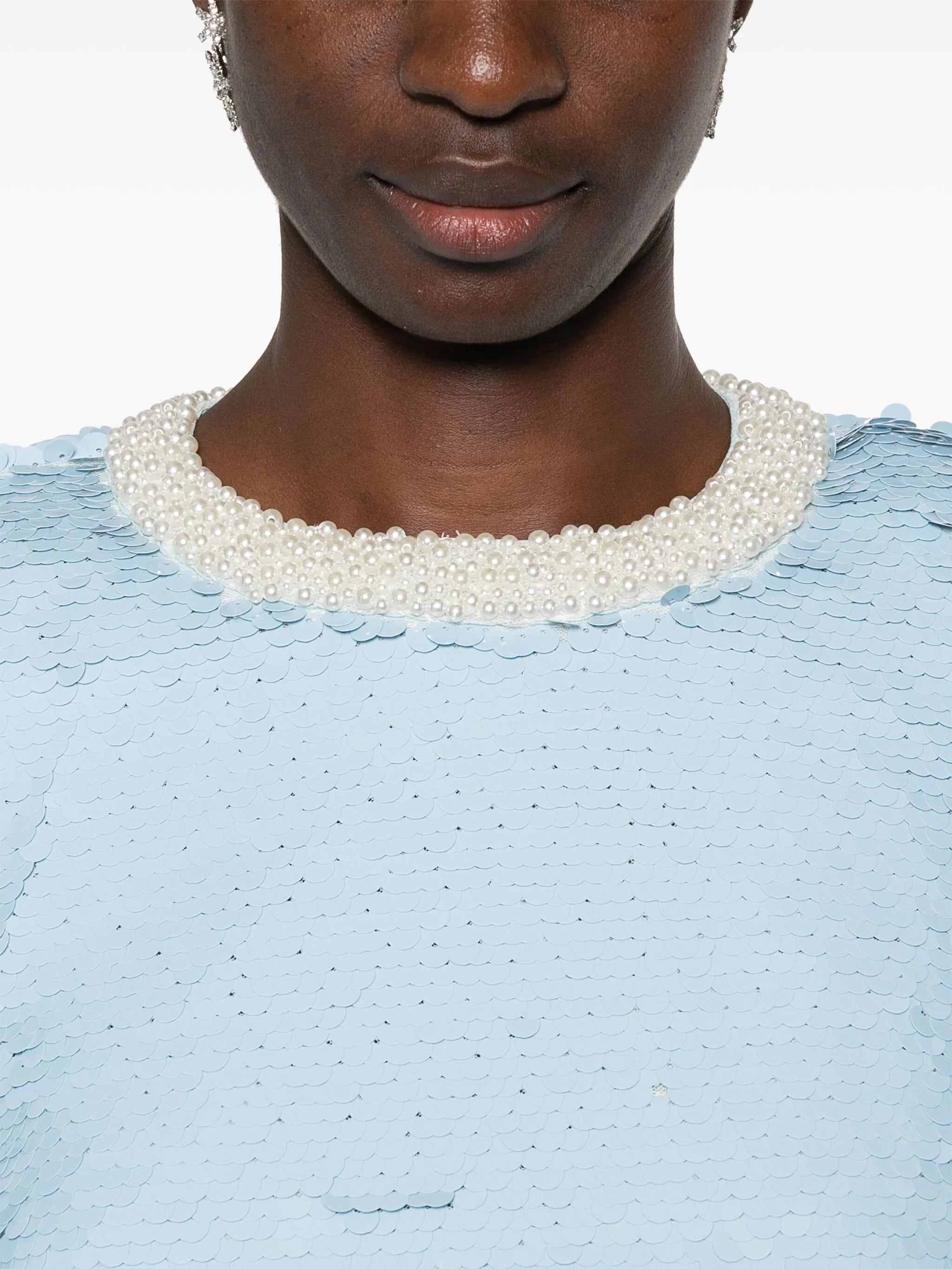 Minikleid mit Pailletten