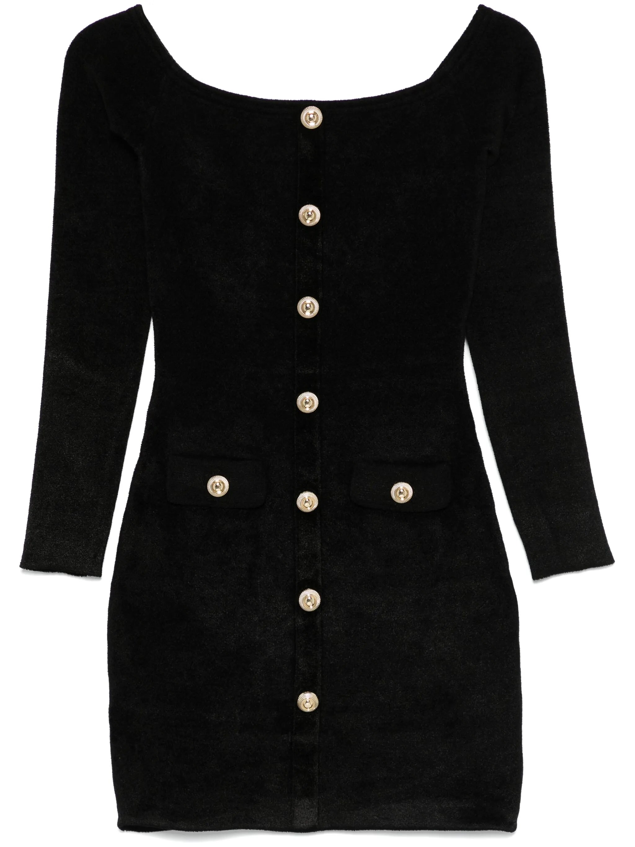 Minikleid aus Chenille-Strick