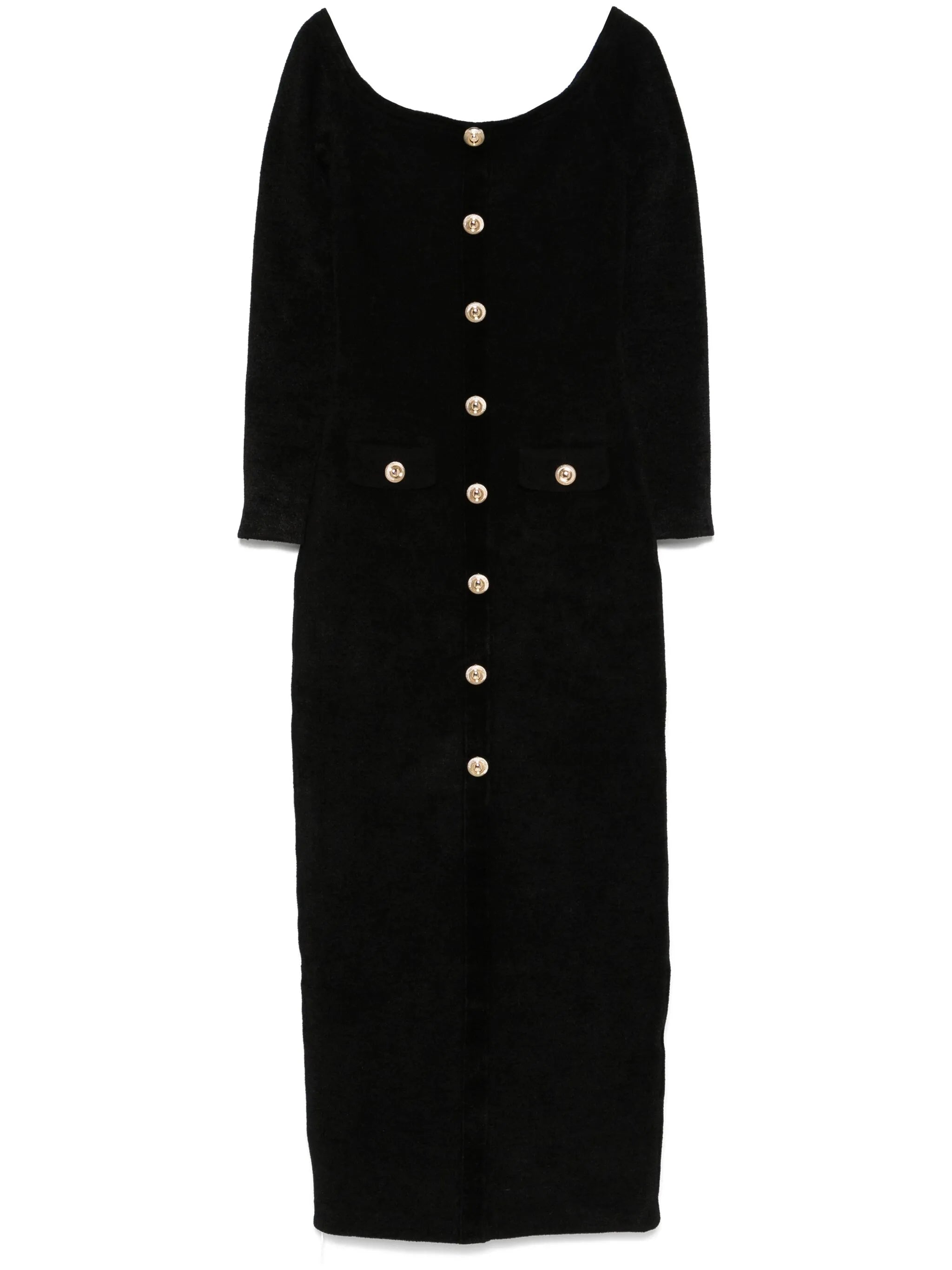 Knitted Chenille Maxi Dress