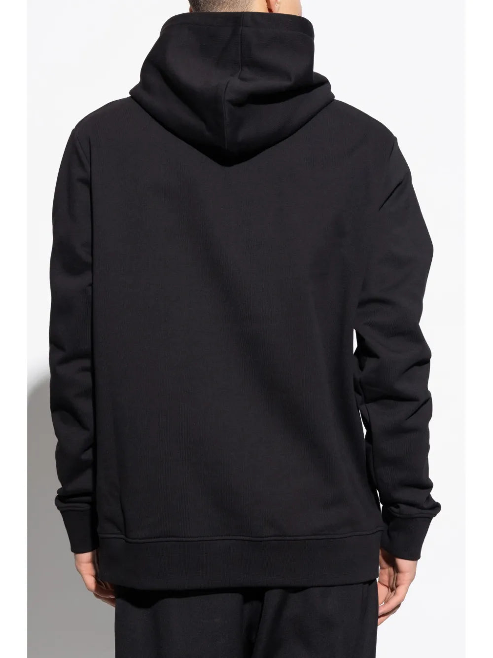 Hoodie with logo patch