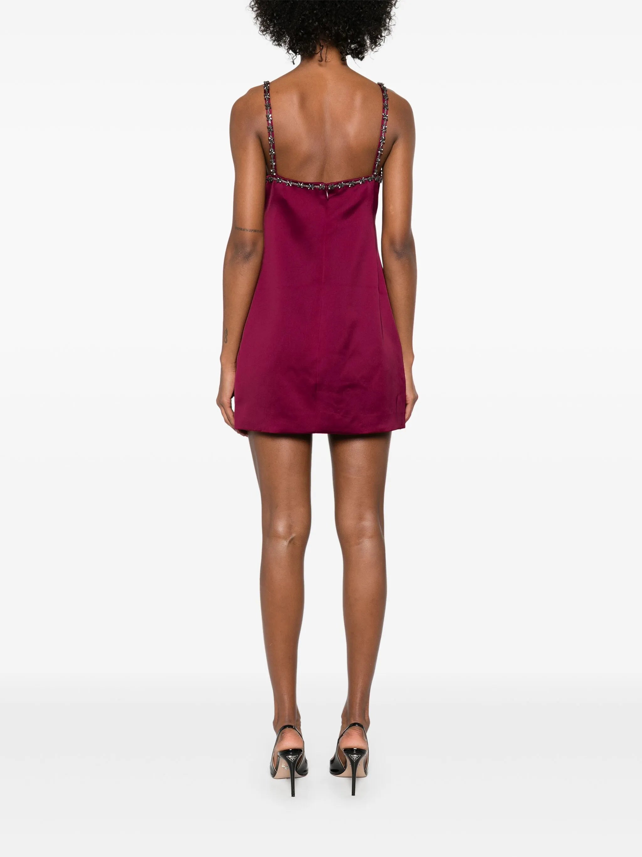 Minikleid aus Satin