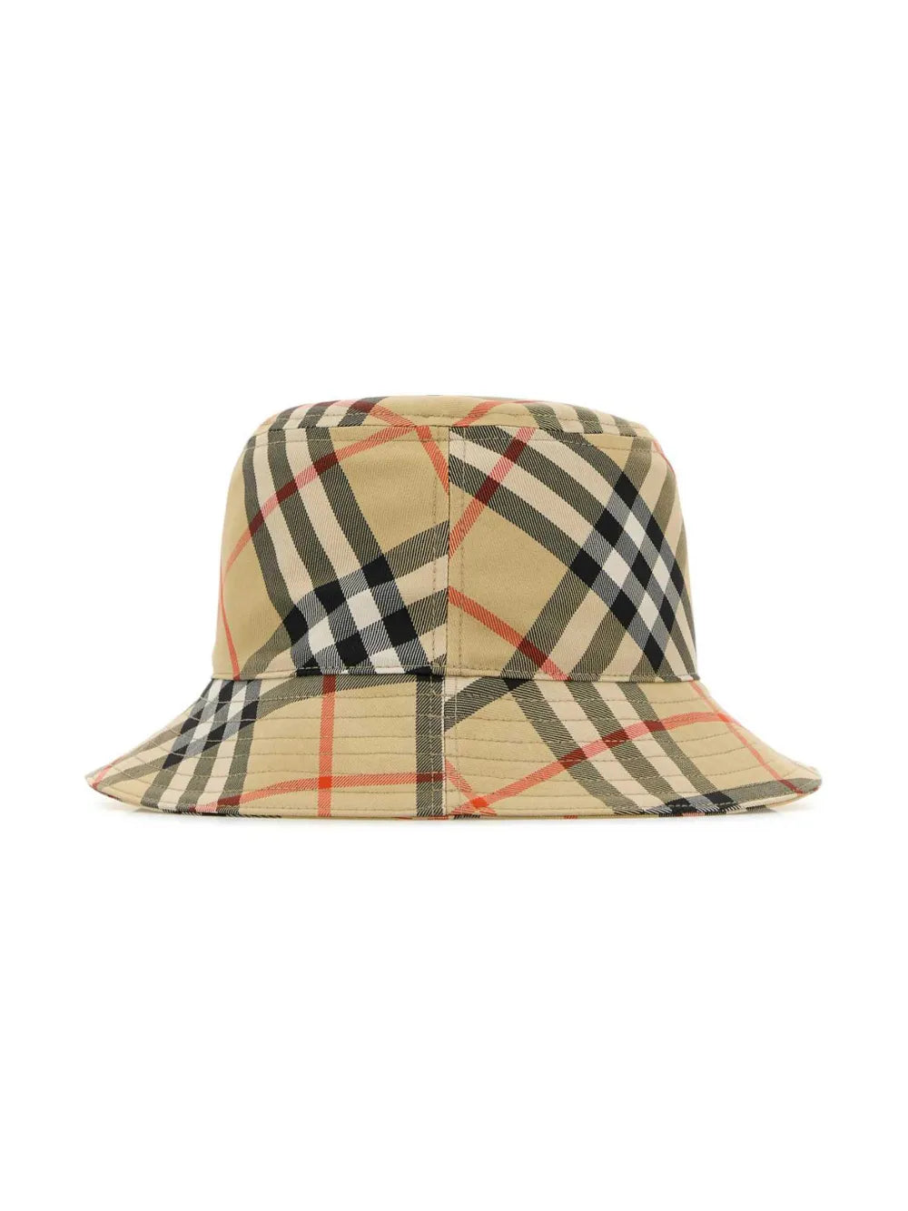Fisherman’s hat with vintage check pattern