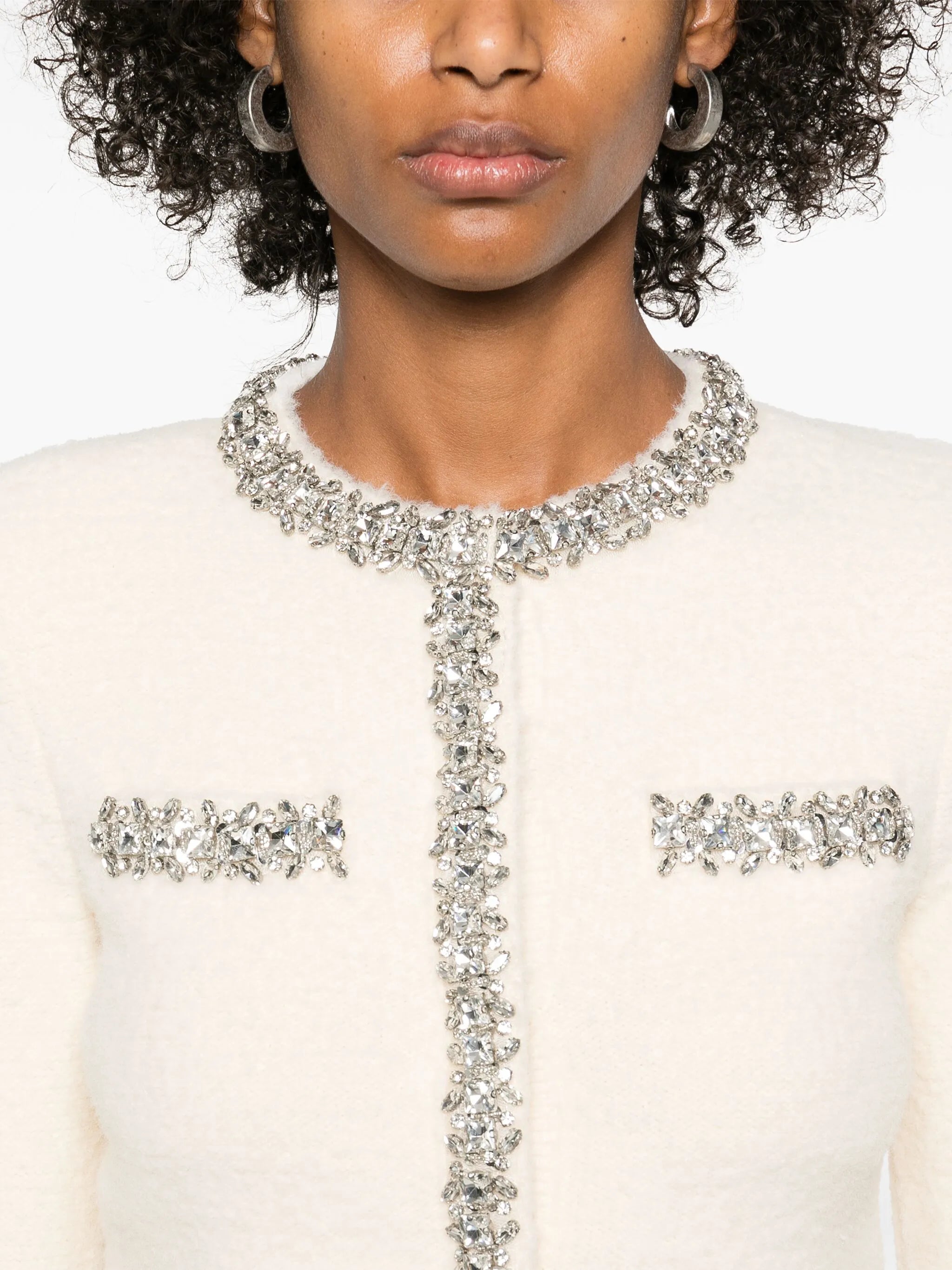 Cardigan mit Kristallen