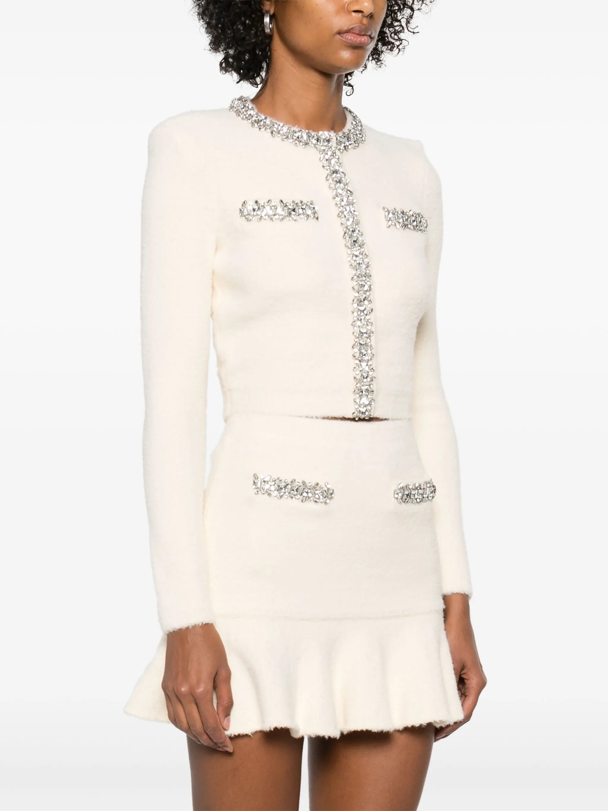 Cardigan mit Kristallen