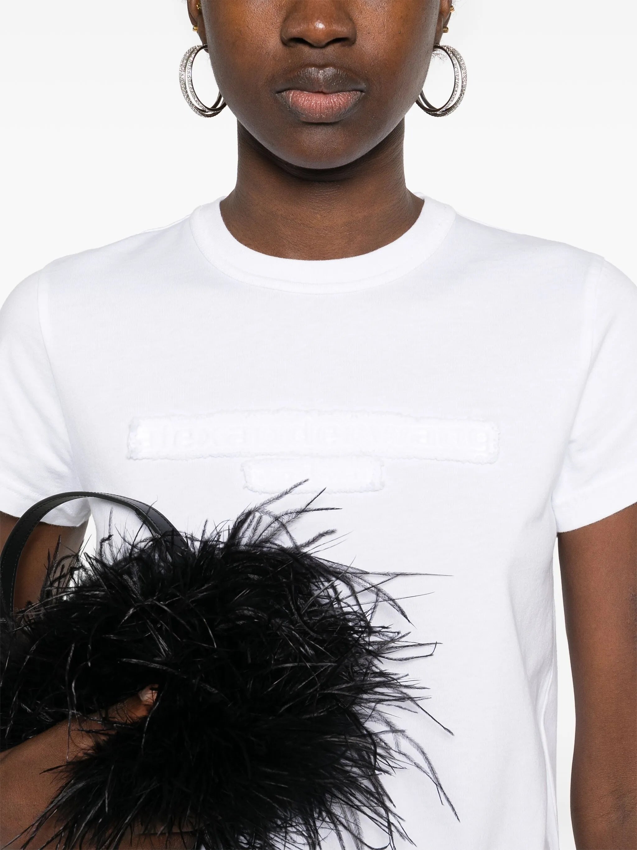 T-Shirt mit Logo-Prägung
