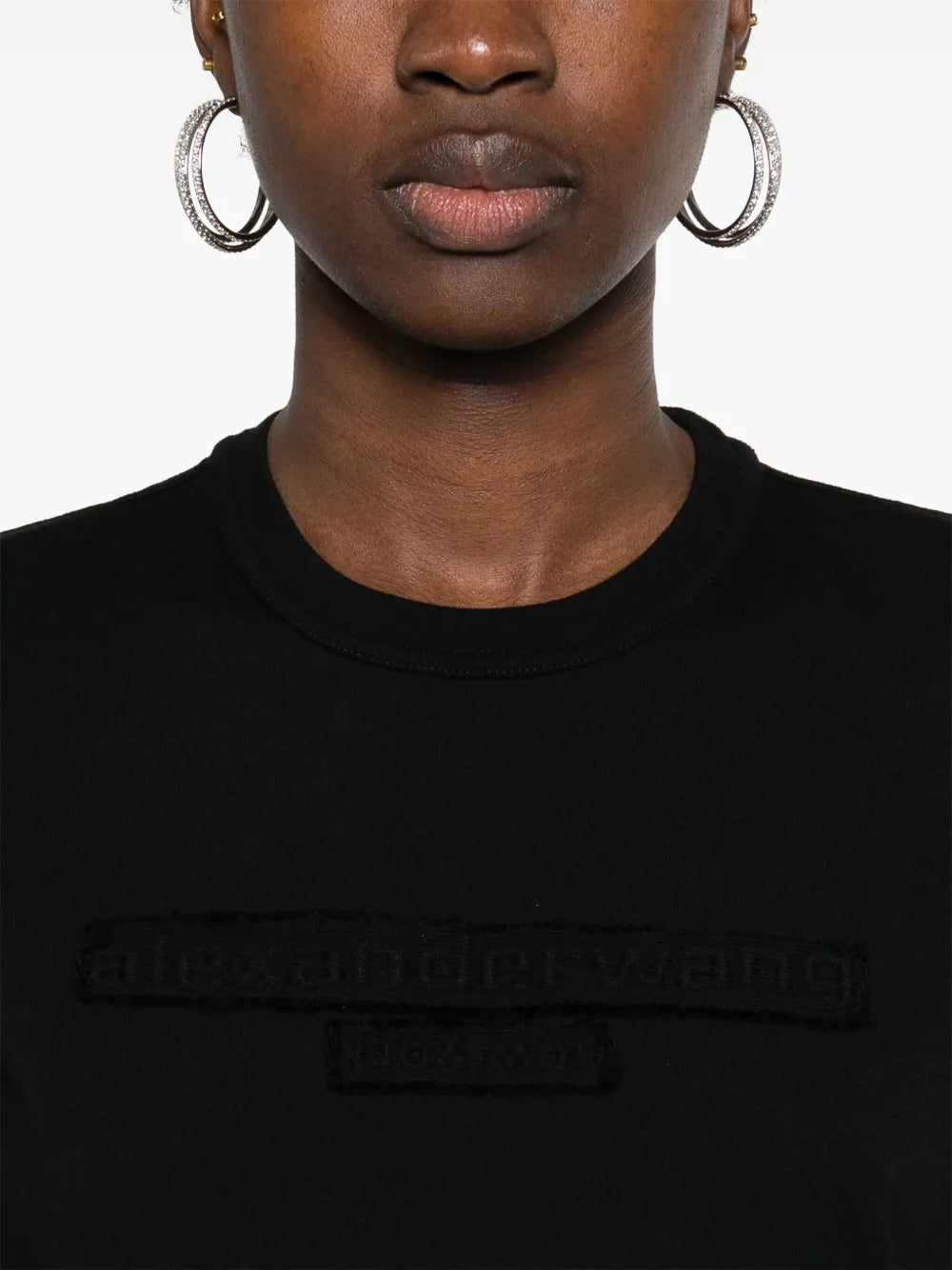 T-Shirt mit Logo-Prägung