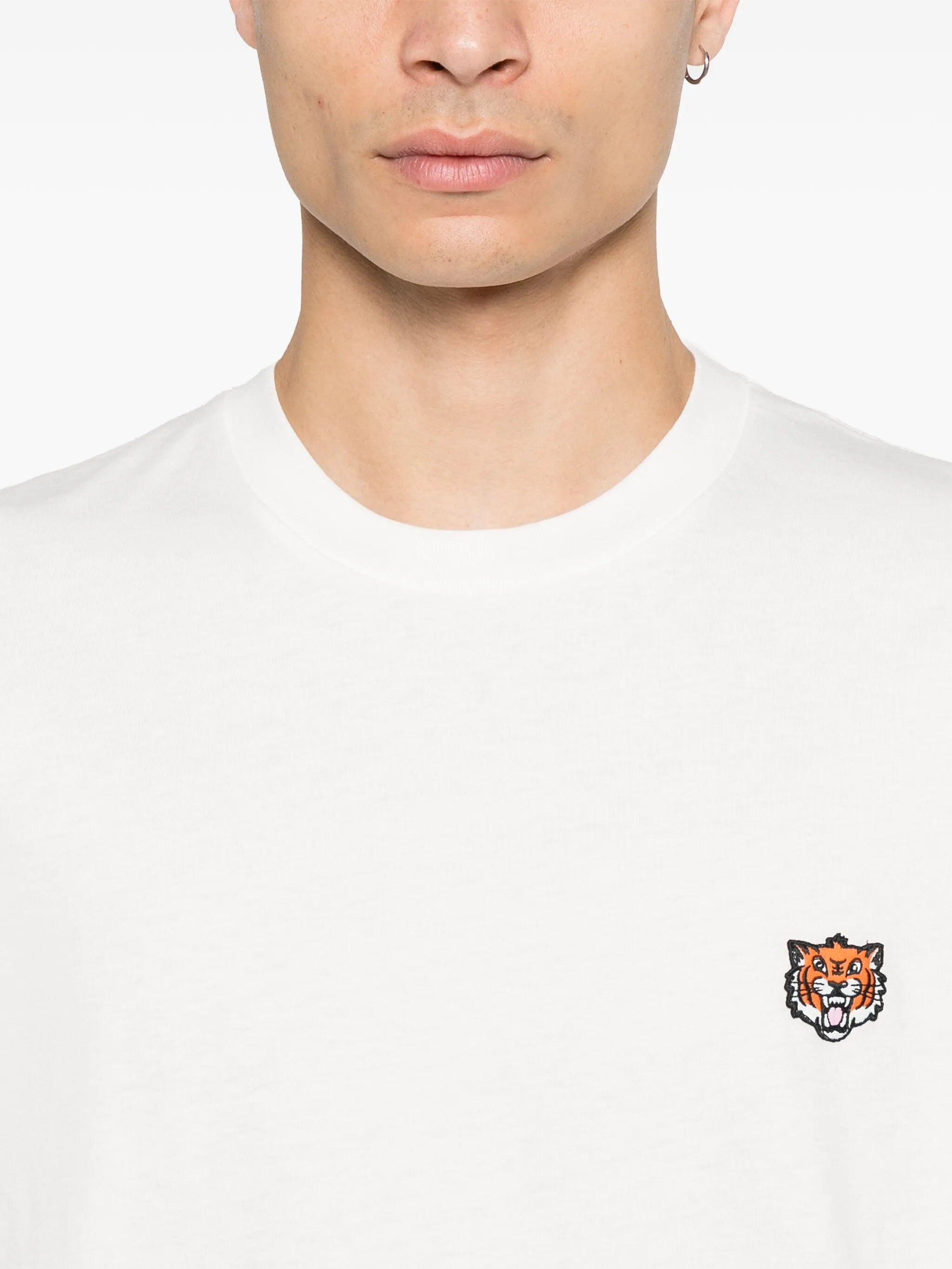 T-Shirt mit Lucky Tiger-Stickerei