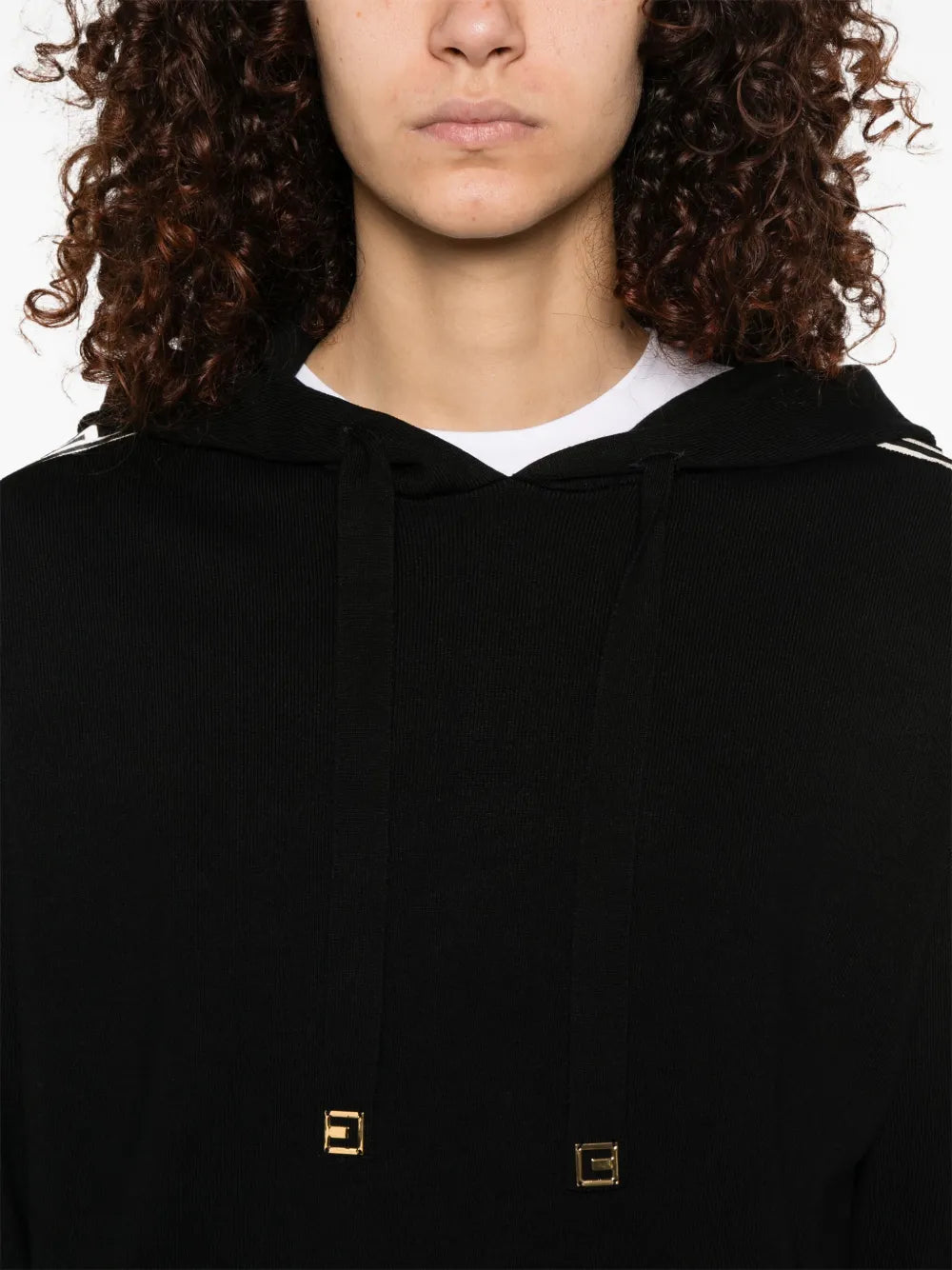 Hoodie mit Kontrastband