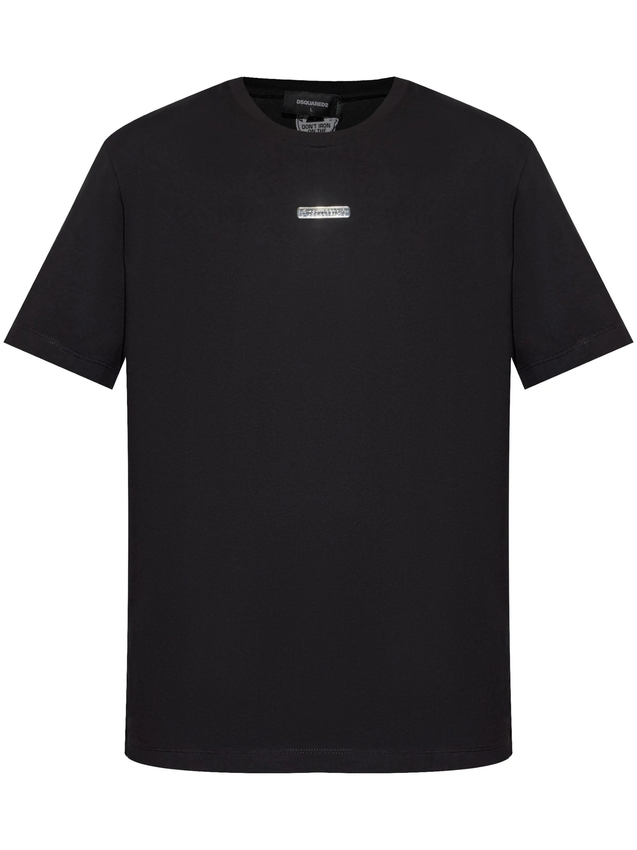 T-Shirt mit Logo-Schild