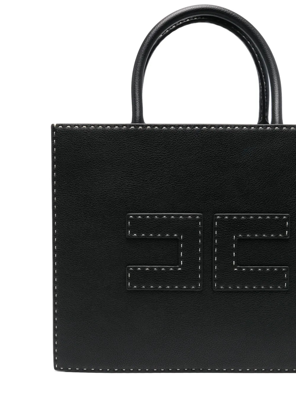 Mittelgroße Tote Bag mit Kontrastnähten