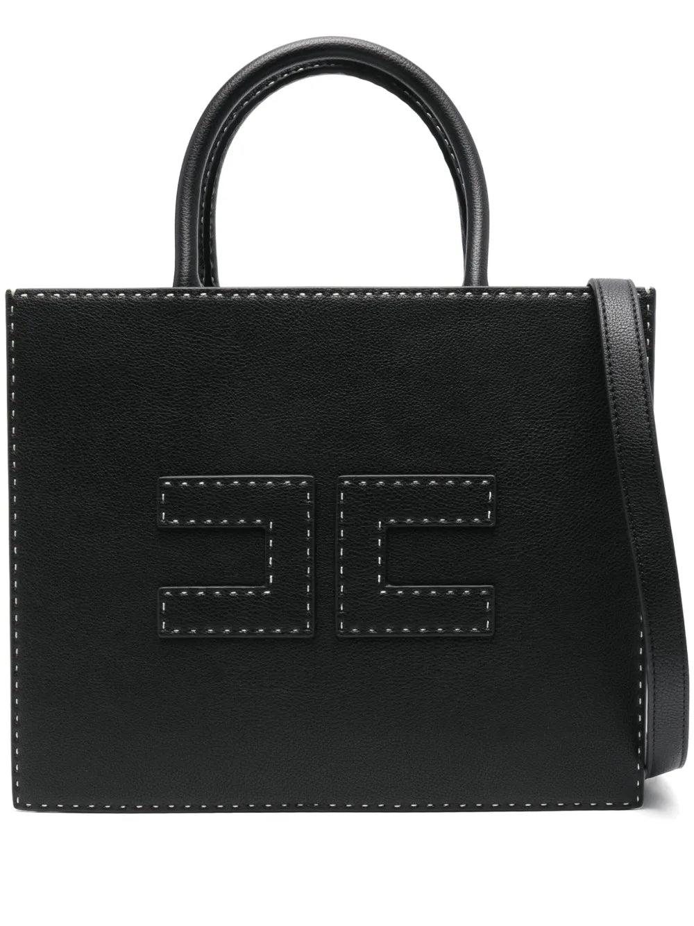 Mittelgroße Tote Bag mit Kontrastnähten