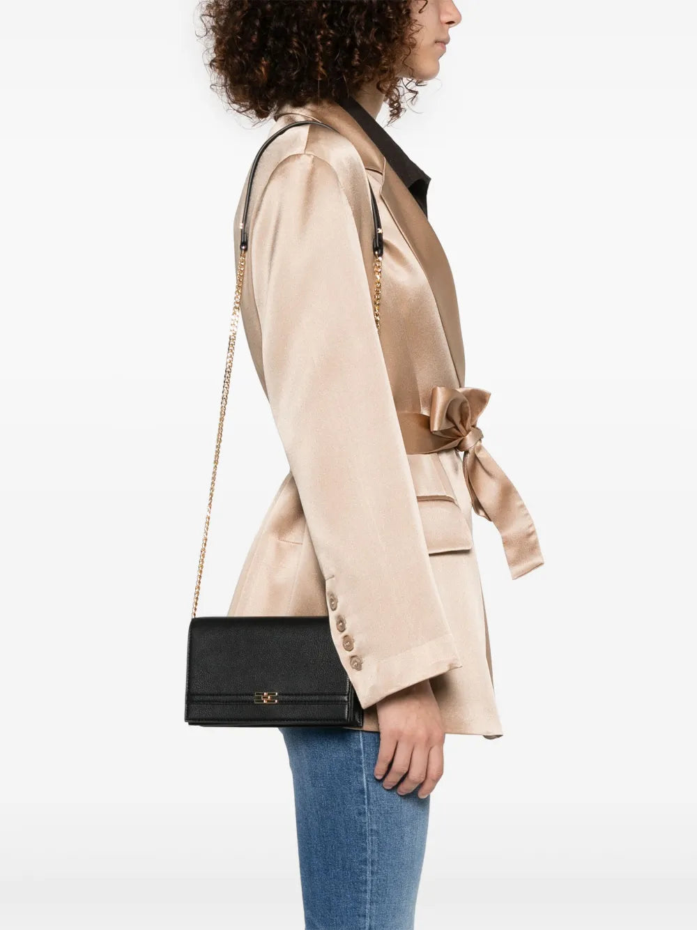 Clutch mit Logo-Schild