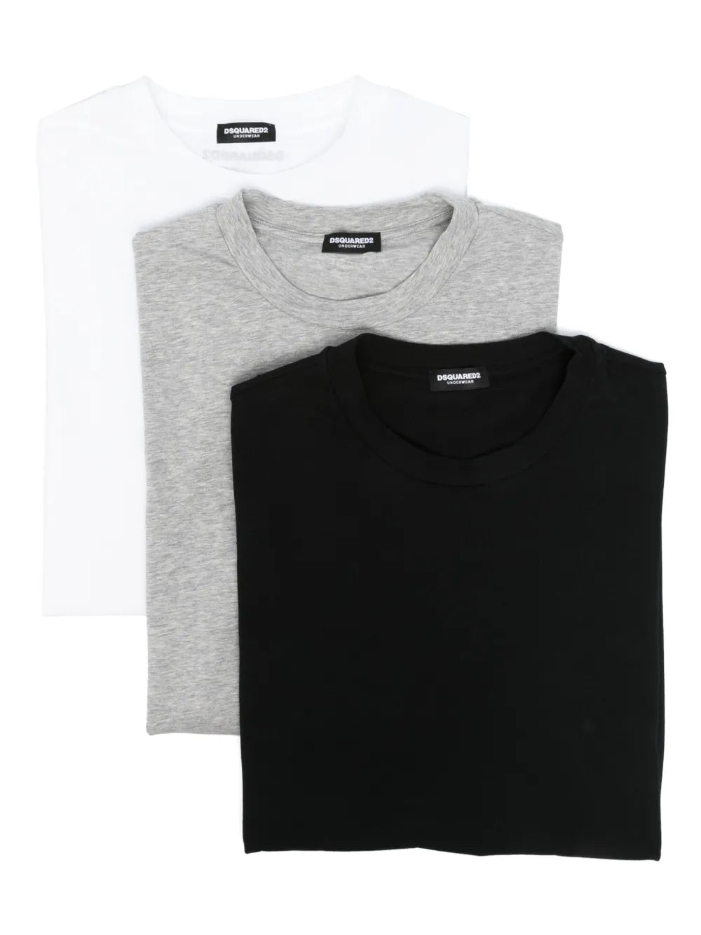 T-Shirt mit rundem Ausschnitt (3er-Set)