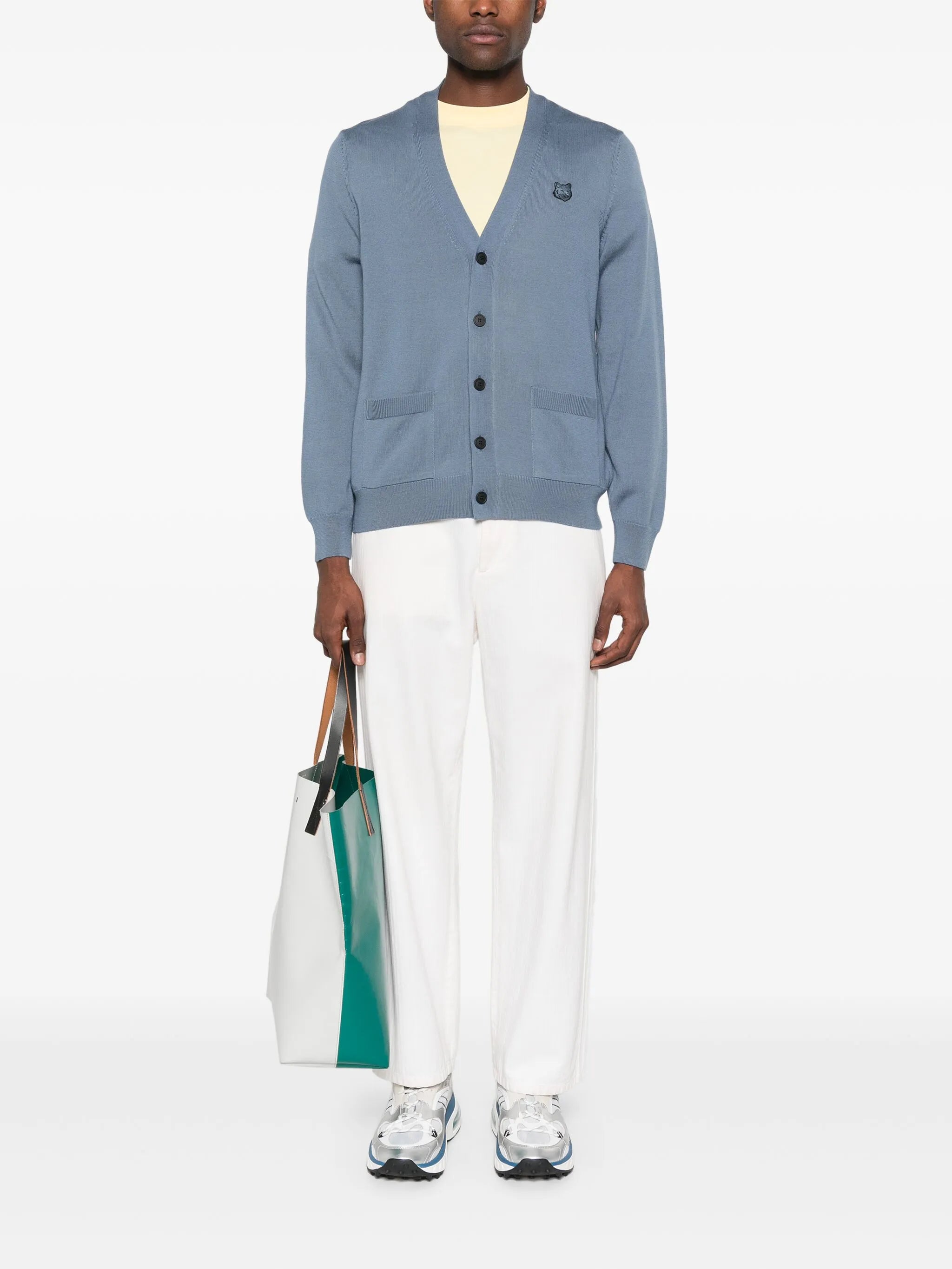 Bold Fox Head Cardigan