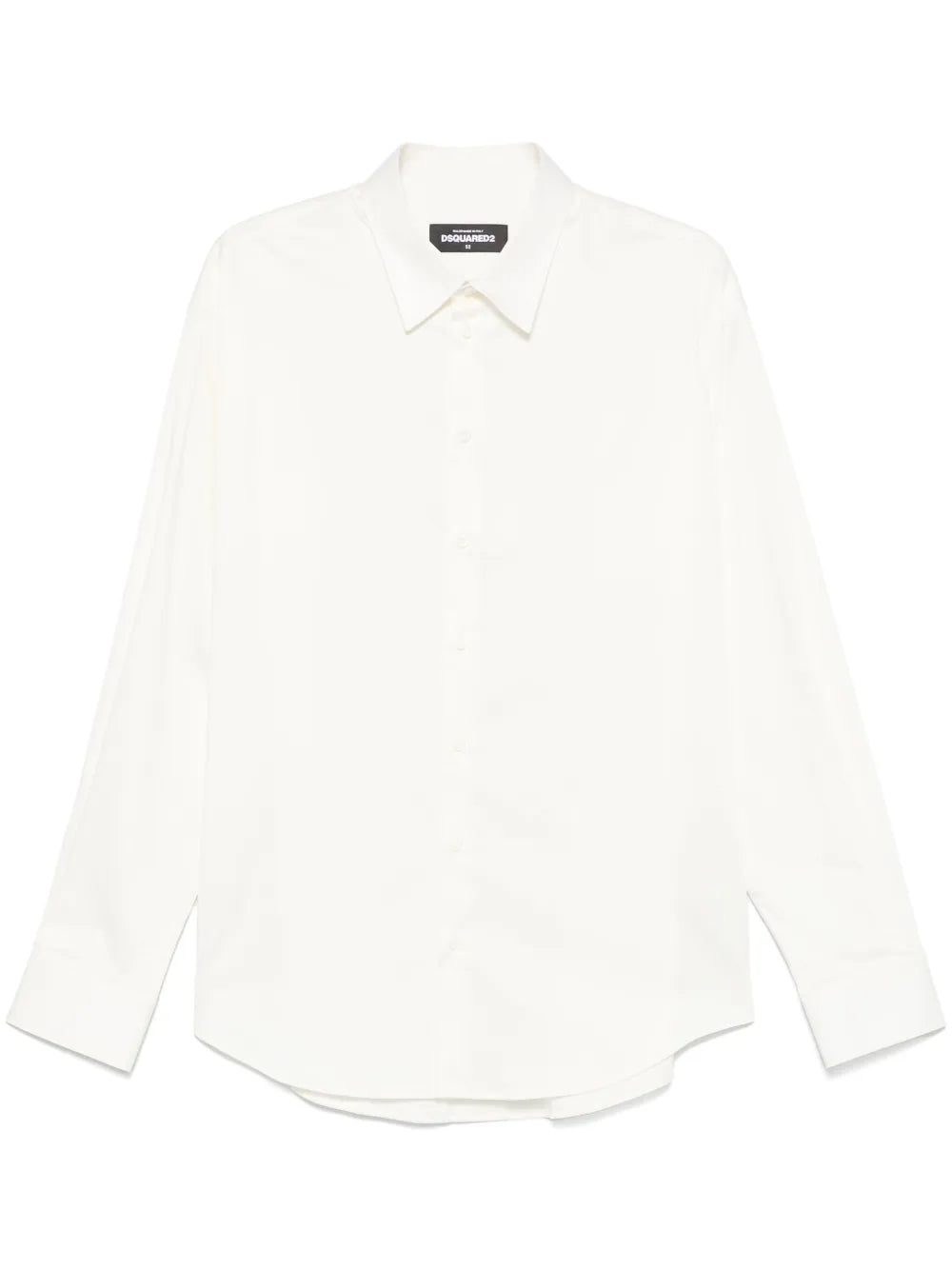 Shirt with dropped shoulders