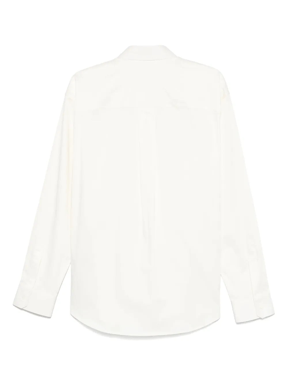 Shirt with dropped shoulders