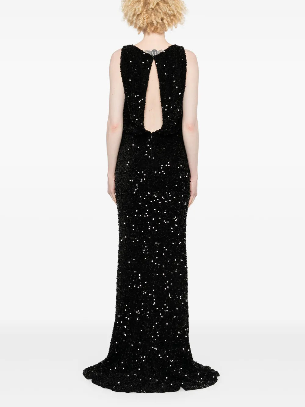 Maxikleid mit Pailletten