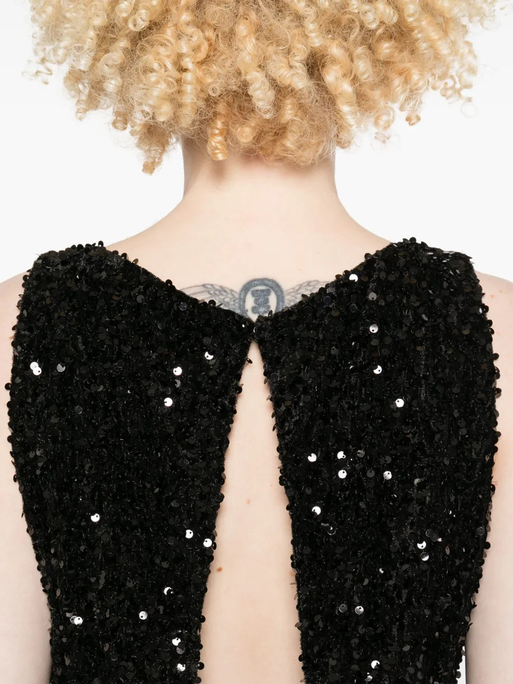 Maxikleid mit Pailletten