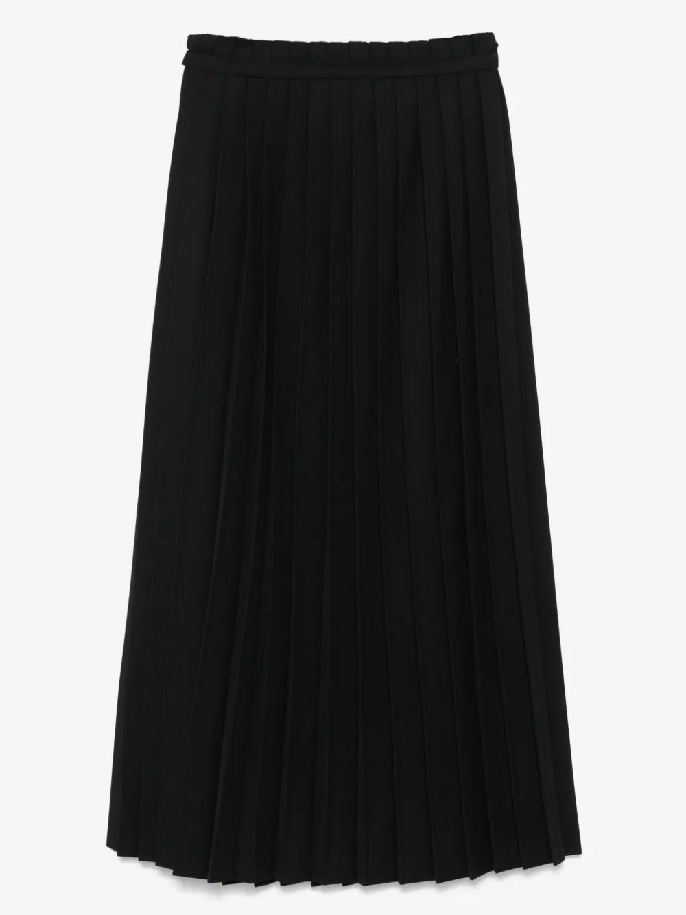 Maxi skirt with pleats